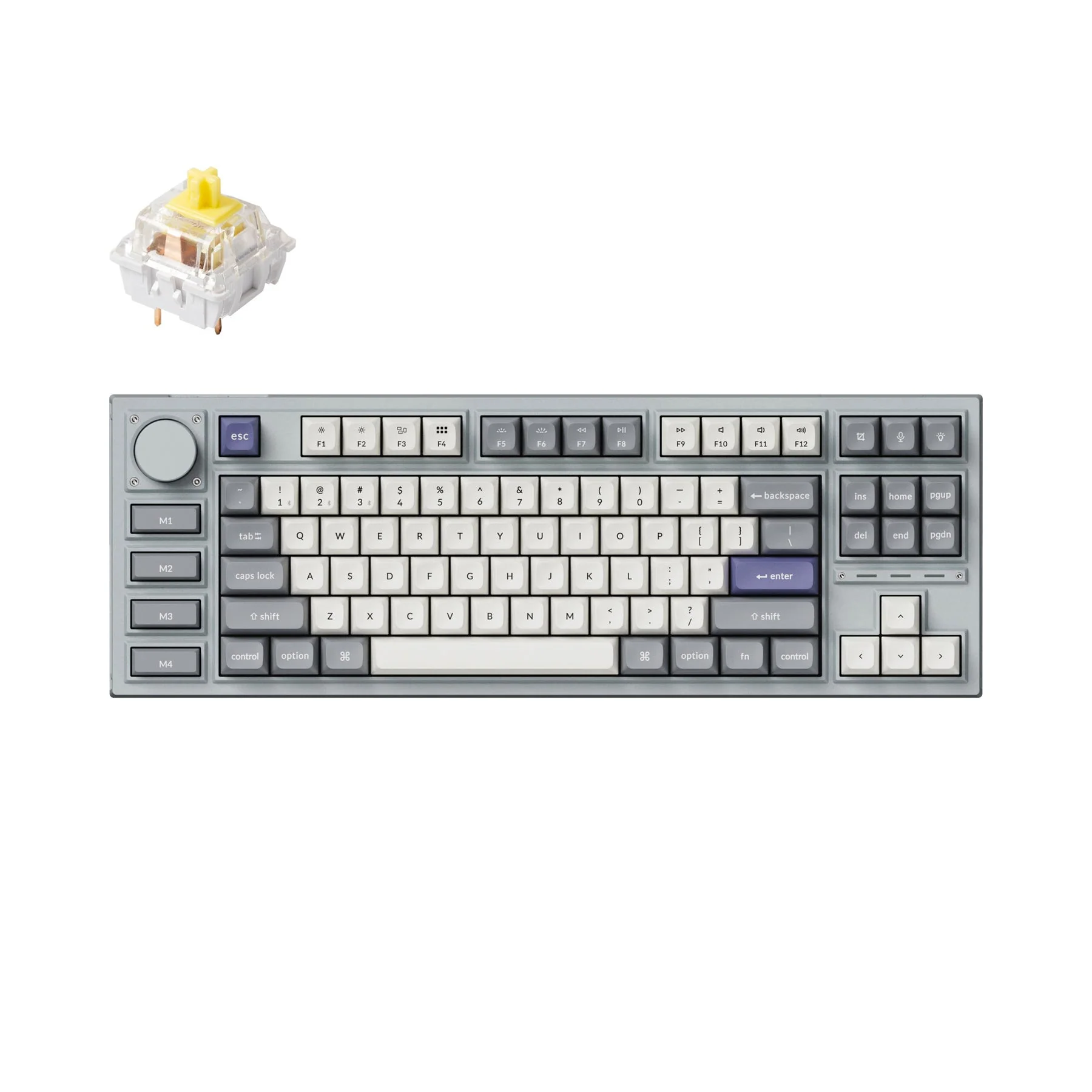 Keychron Q3 Pro QMK/VIA Wireless Custom Mechanical Keyboard (US ANSI Layout) - Image 9