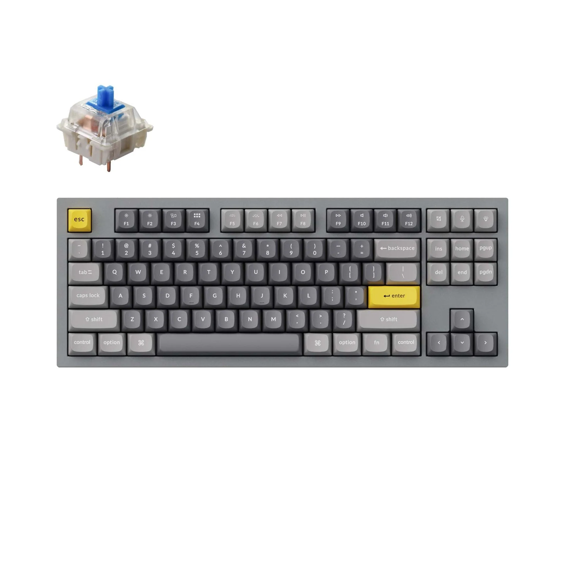 Keychron Q3 QMK Wired Custom Mechanical Keyboard(US ANSI Layout) - Image 8
