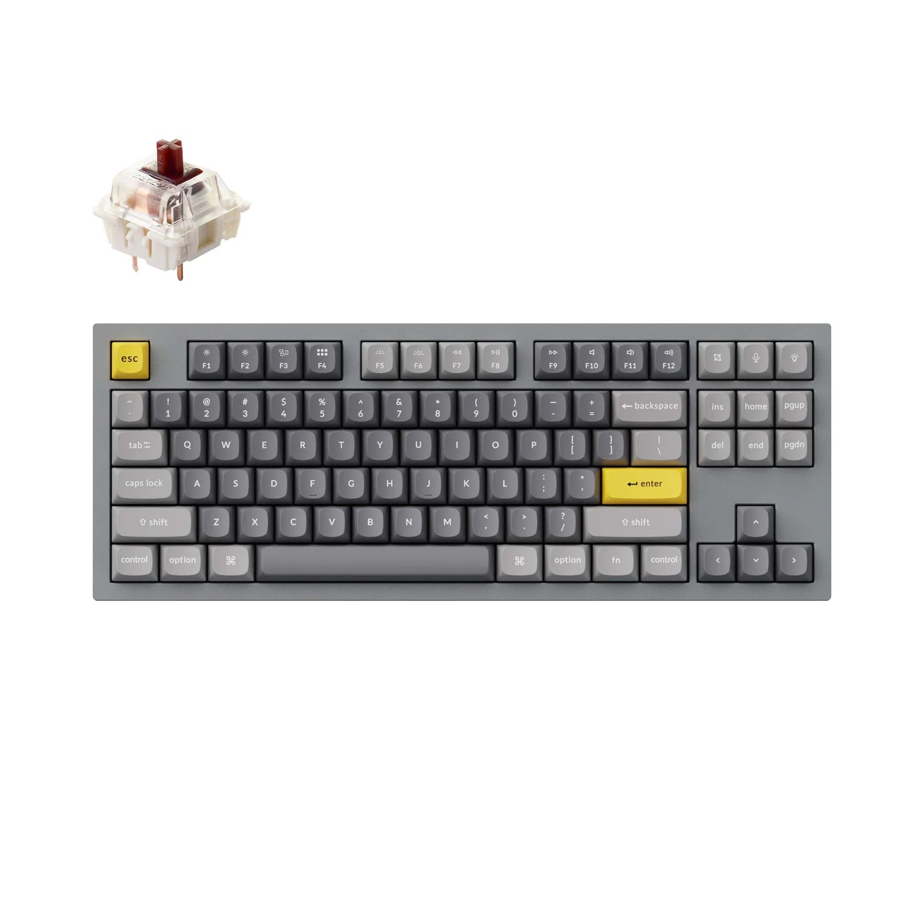 Keychron Q3 QMK Wired Custom Mechanical Keyboard(US ANSI Layout) - Image 9