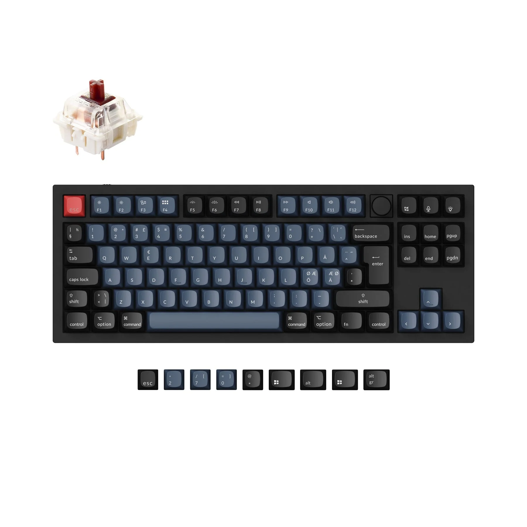 Keychron Q3 QMK Custom Mechanical Keyboard ISO Layout Collection - Image 14