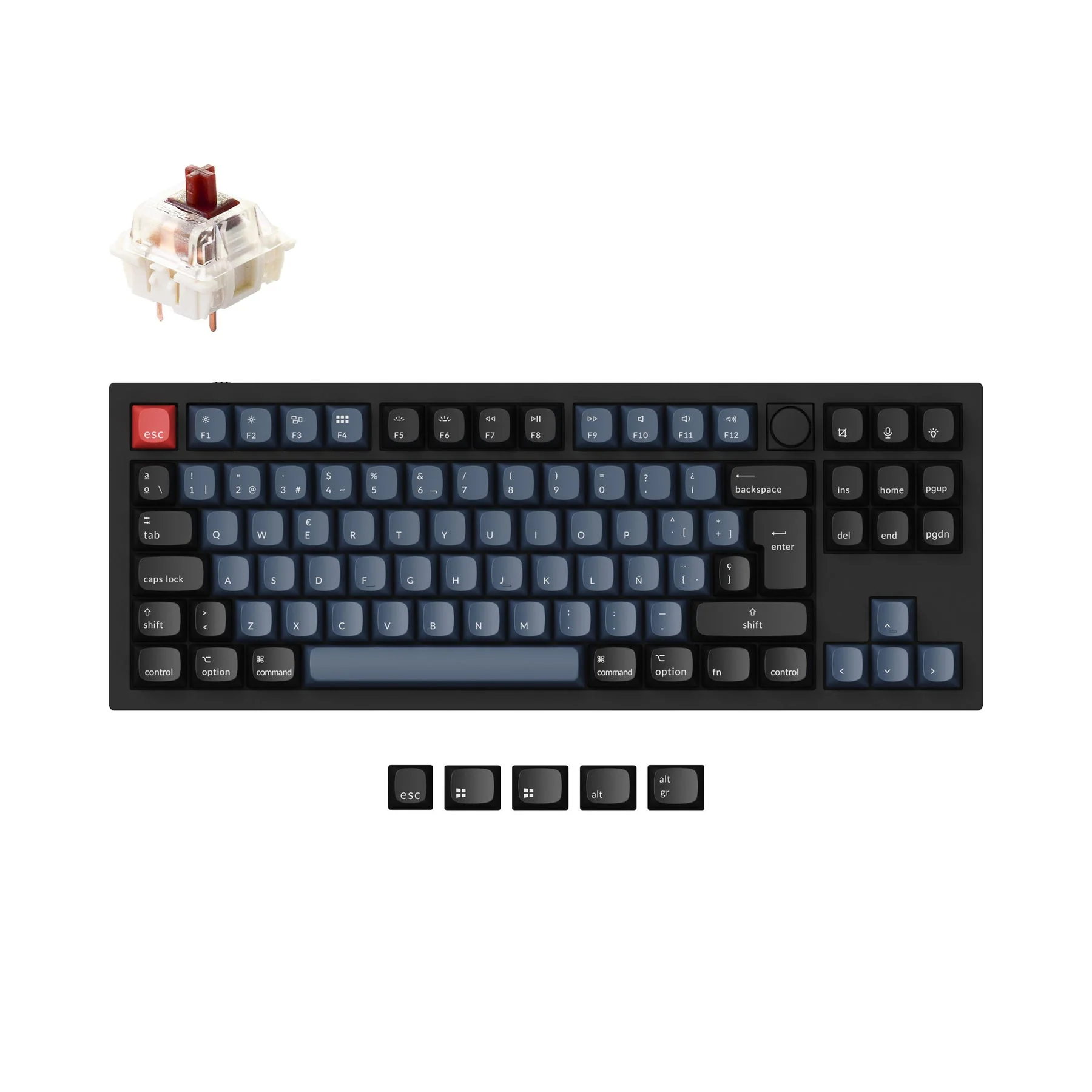 Keychron Q3 QMK Custom Mechanical Keyboard ISO Layout Collection - Image 16