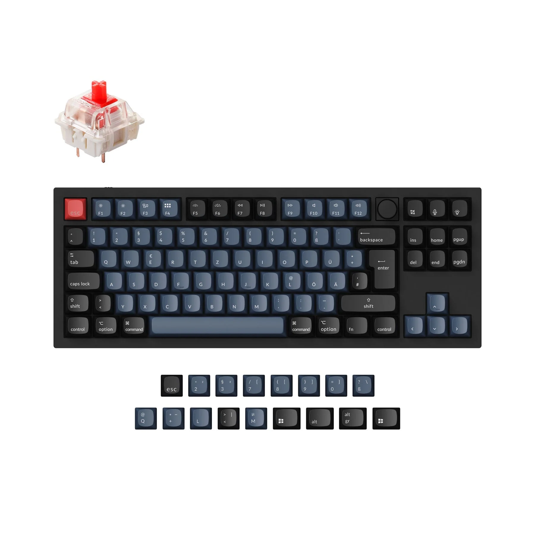 Keychron Q3 QMK Custom Mechanical Keyboard ISO Layout Collection - Image 9