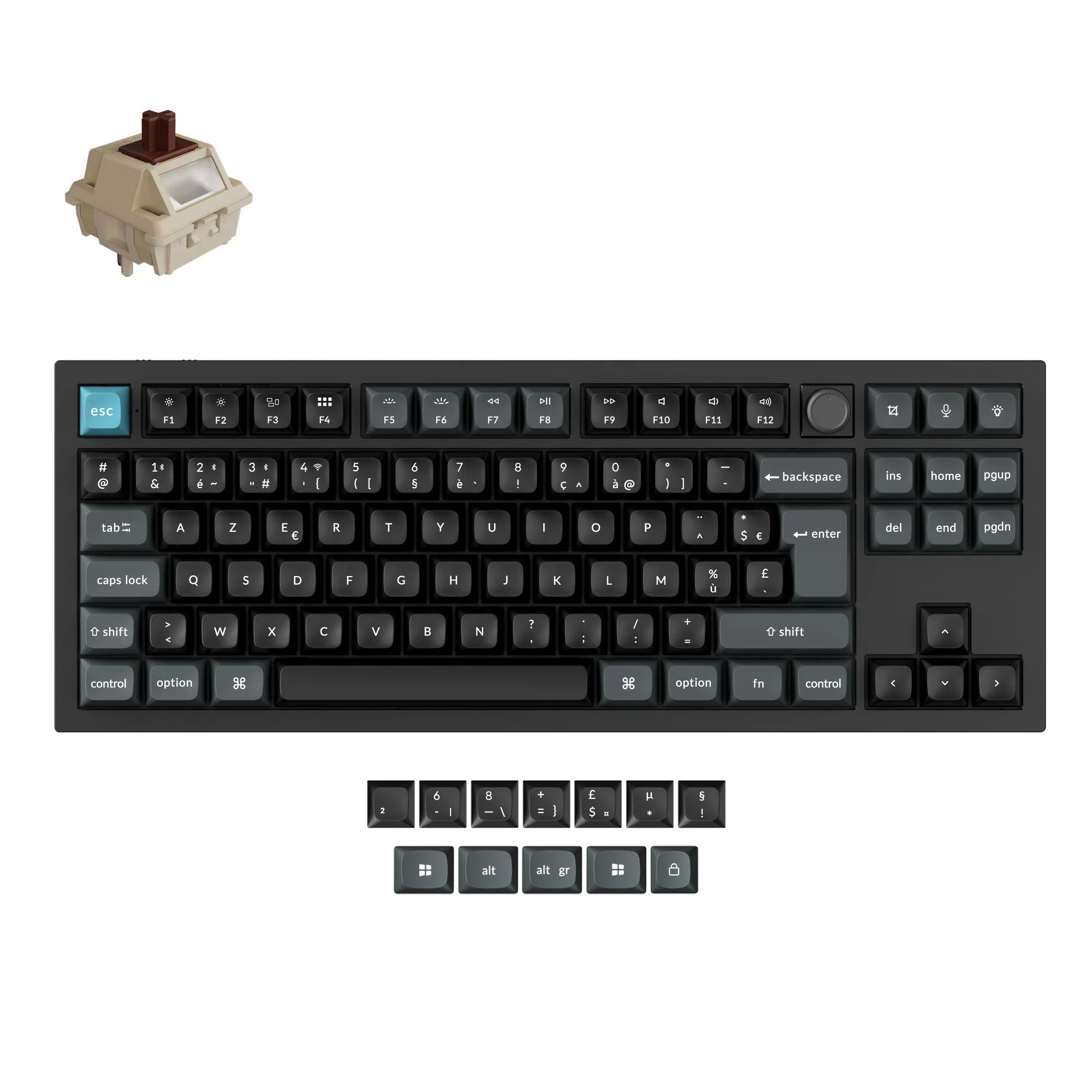 Keychron Q3 Ultra 8K Wireless Custom Mechanical Keyboard ISO Layout Collection - Image 10