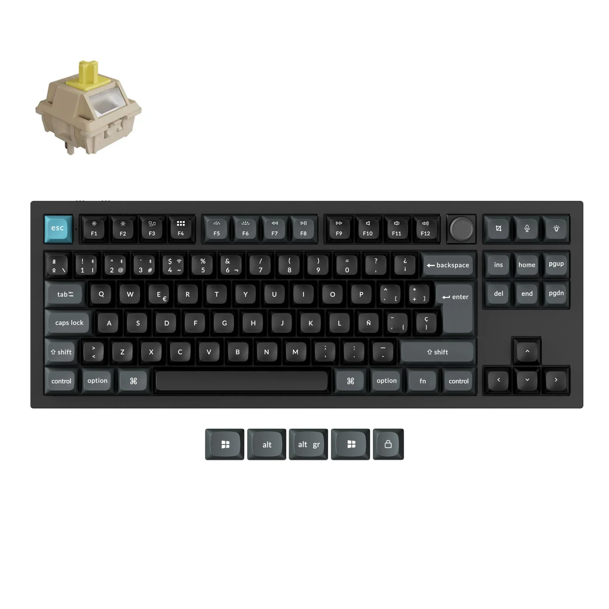Keychron Q3 Ultra 8K Wireless Custom Mechanical Keyboard ISO Layout Collection - Image 6