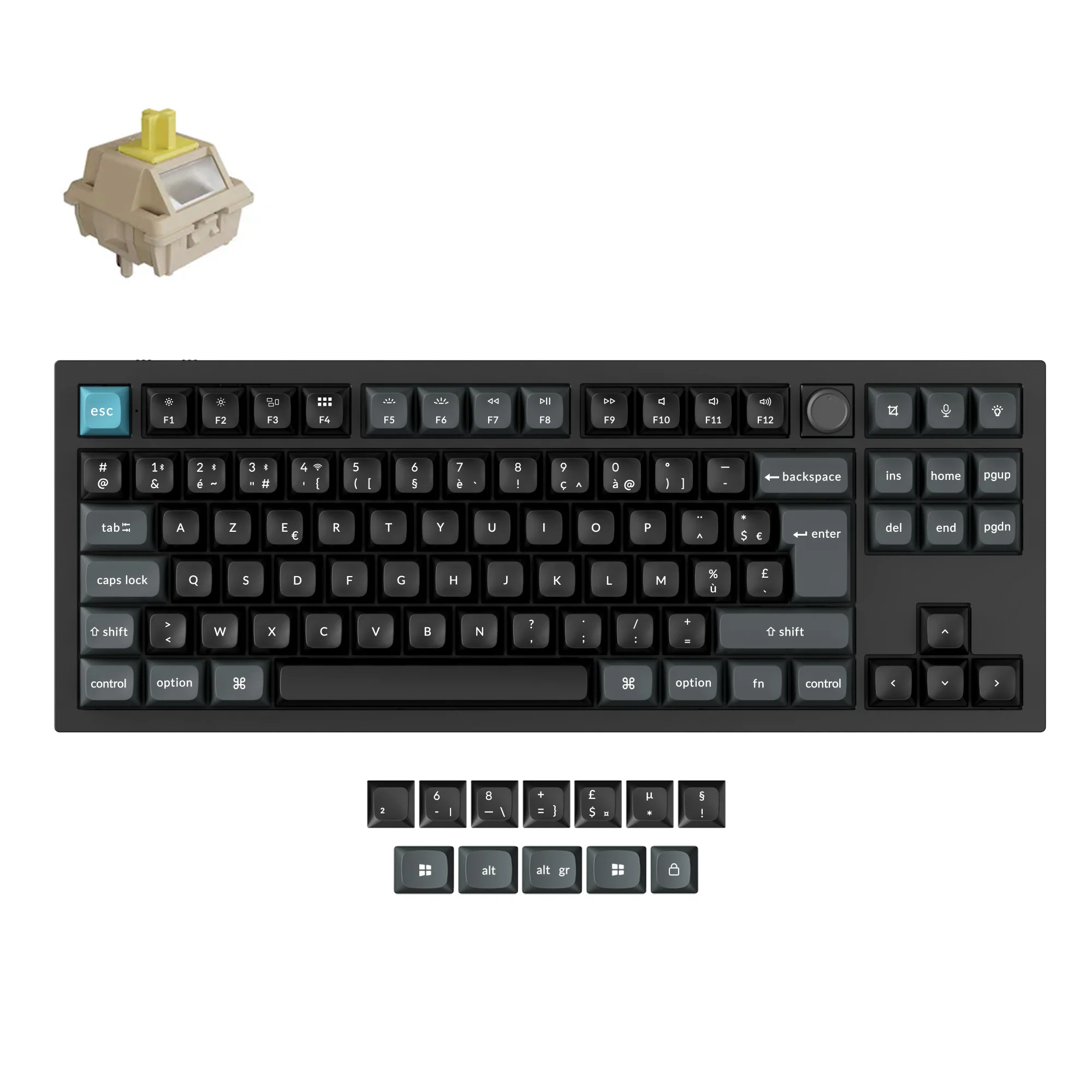 Keychron Q3 Ultra 8K Wireless Custom Mechanical Keyboard ISO Layout Collection - Image 9