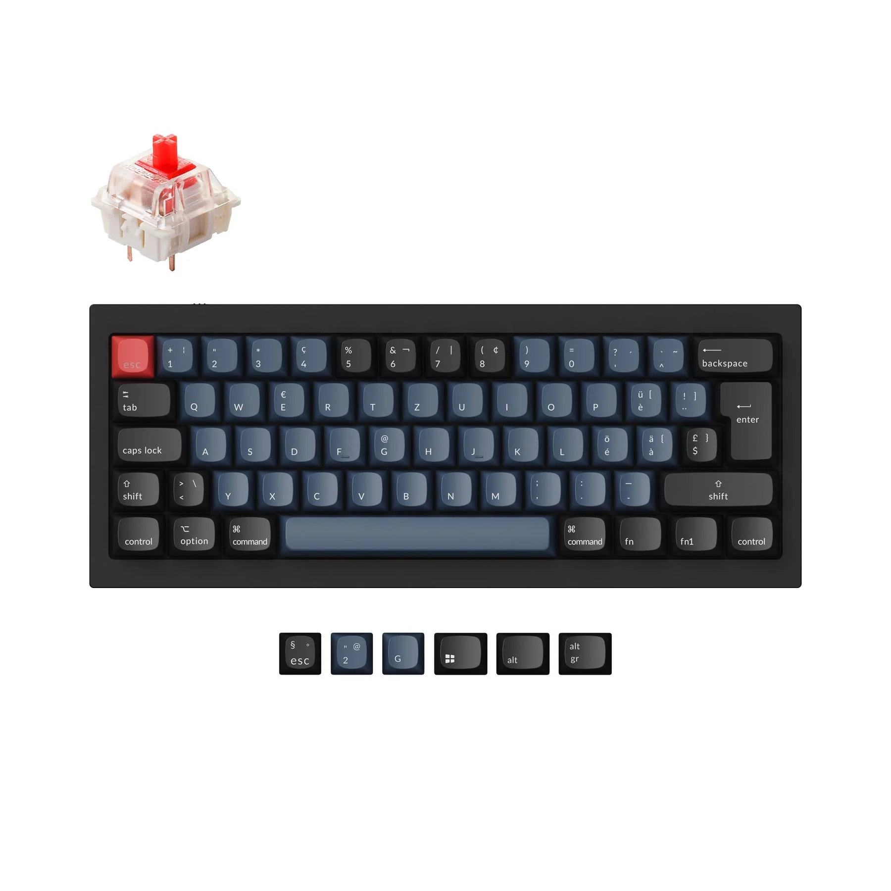 Keychron Q4 QMK Custom Mechanical Keyboard ISO Layout Collection - Image 14