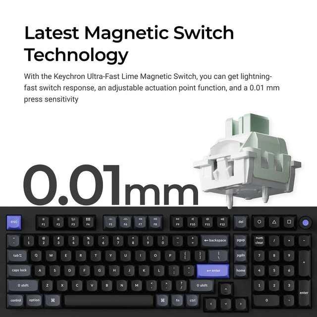 Keychron Q5 HE 8K Wired Magnetic Switch Keyboard (US ANSI Layout) - Image 2