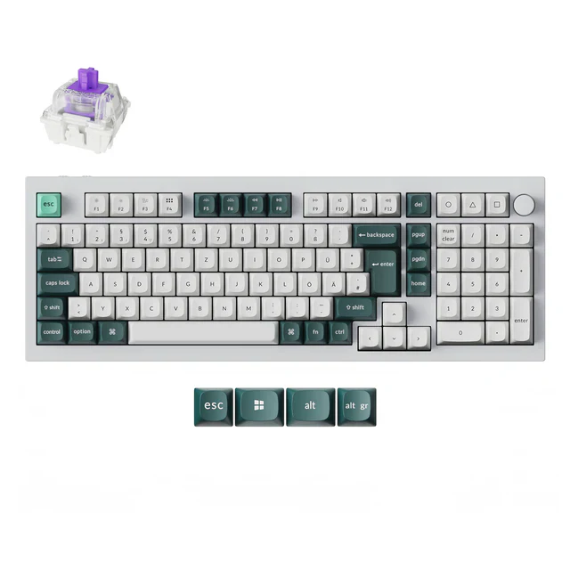 Keychron Q5 HE QMK Wireless Custom Keyboard ISO Layout Collection - Image 5