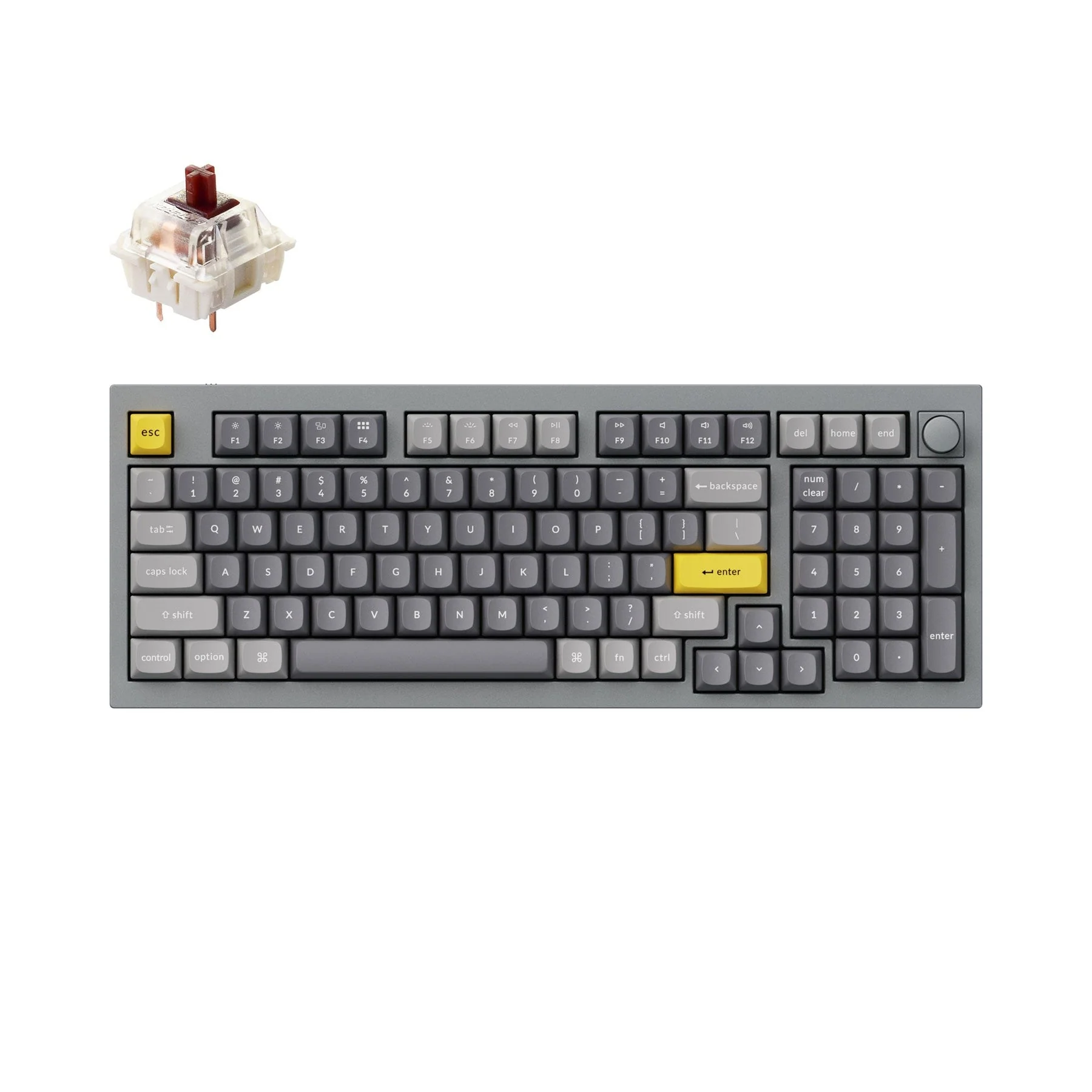 Keychron Q5 QMK Wired Custom Mechanical Keyboard(US ANSI Layout) - Image 24
