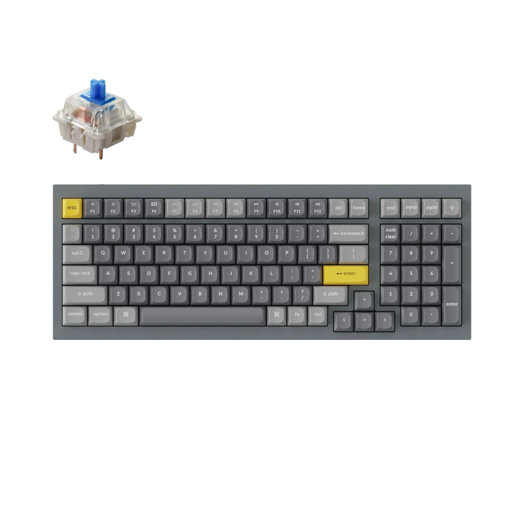 Keychron Q5 QMK Wired Custom Mechanical Keyboard(US ANSI Layout) - Image 5