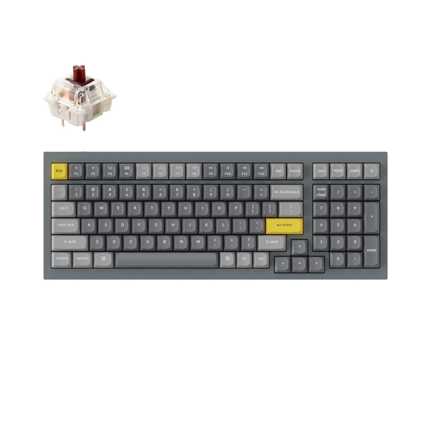 Keychron Q5 QMK Wired Custom Mechanical Keyboard(US ANSI Layout) - Image 6