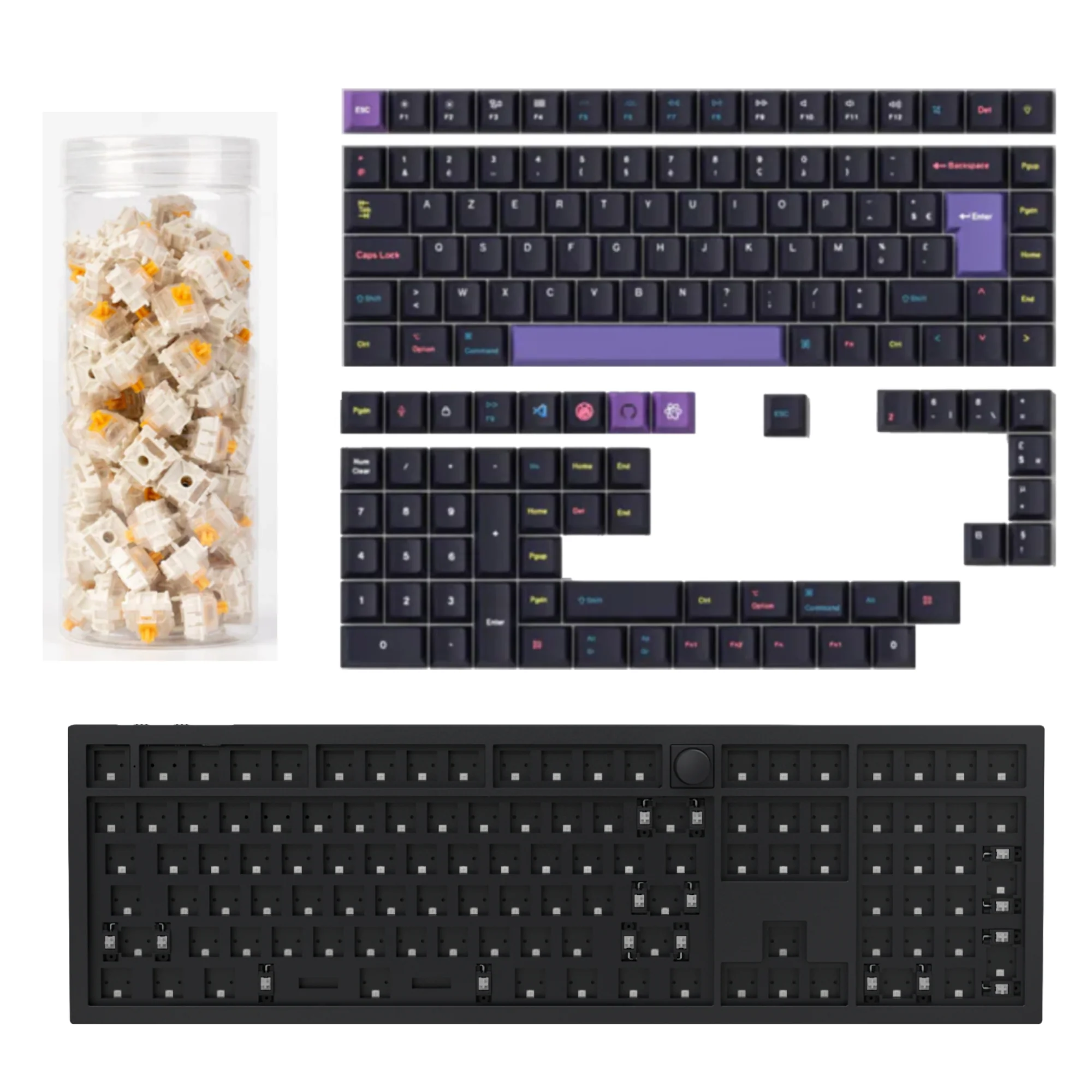 Keychron Q6 HE QMK Wireless Custom Keyboard ISO Layout Collection - Image 12