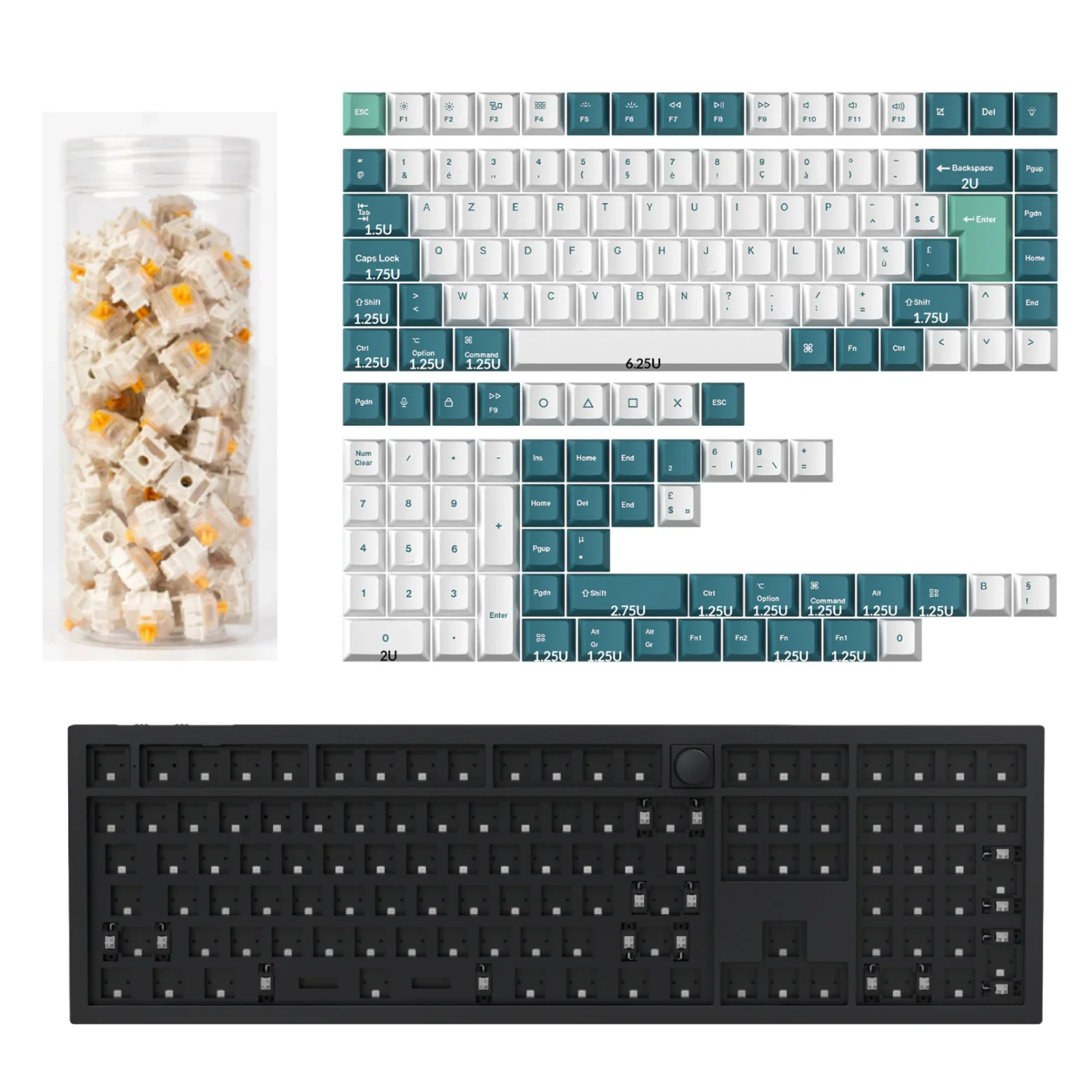Keychron Q6 HE QMK Wireless Custom Keyboard ISO Layout Collection - Image 14