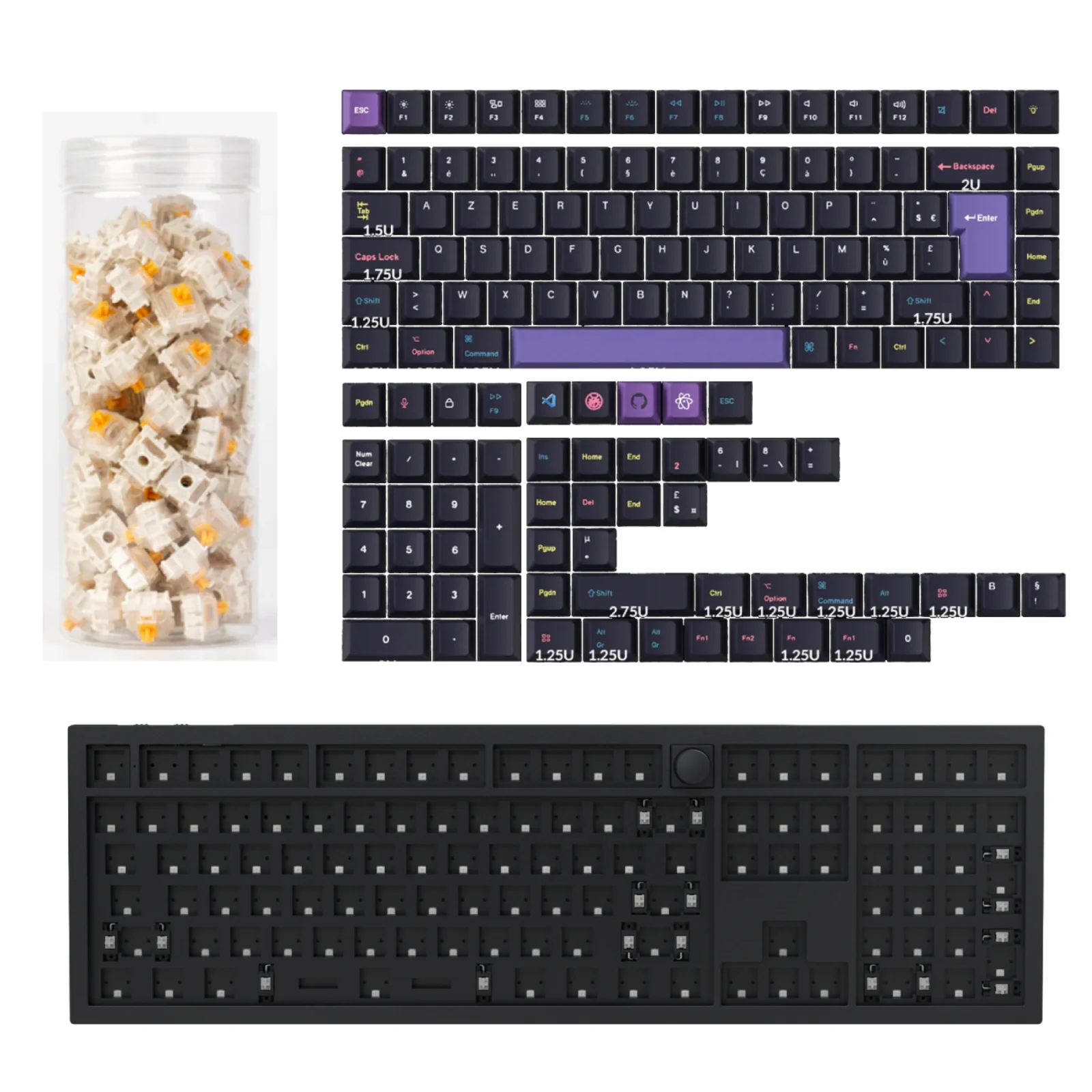 Keychron Q6 HE QMK Wireless Custom Keyboard ISO Layout Collection - Image 15