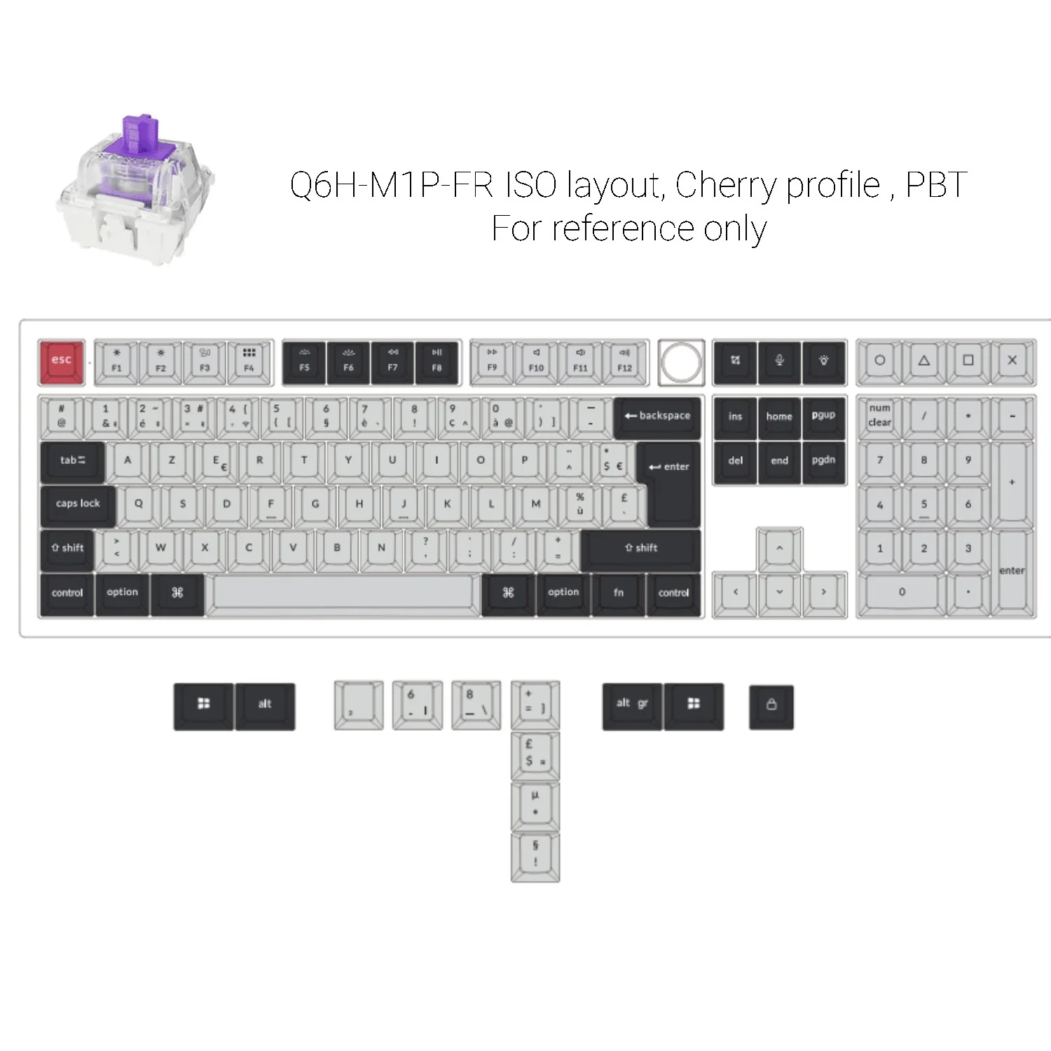 Keychron Q6 HE QMK Wireless Custom Keyboard ISO Layout Collection - Image 8