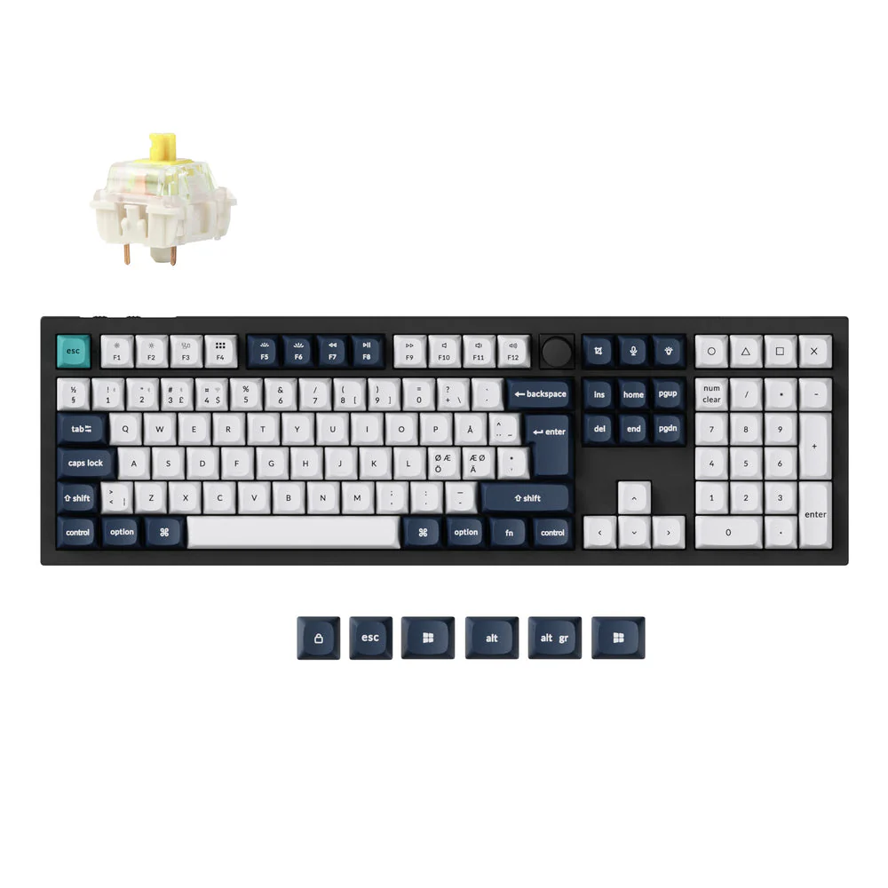 Keychron Q6 Max QMK/VIA Wireless Custom Mechanical Keyboard ISO Layout Collection - Image 9