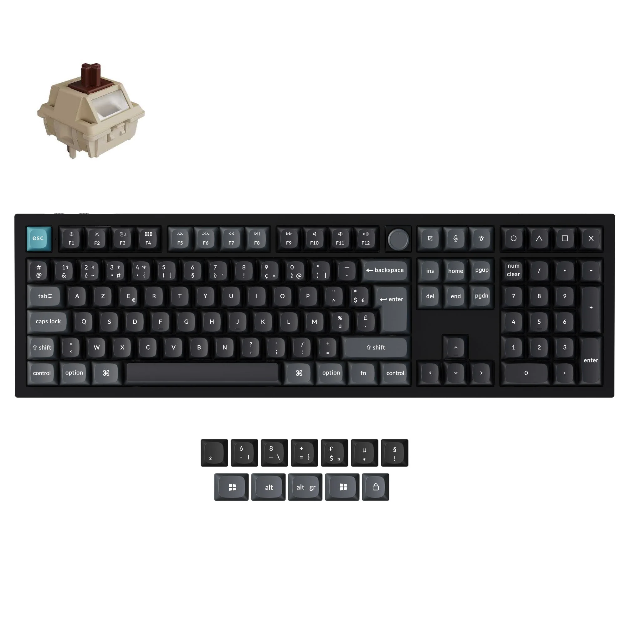 Keychron Q6 Ultra 8K Wireless Custom Mechanical Keyboard ISO Layout Collection - Image 11