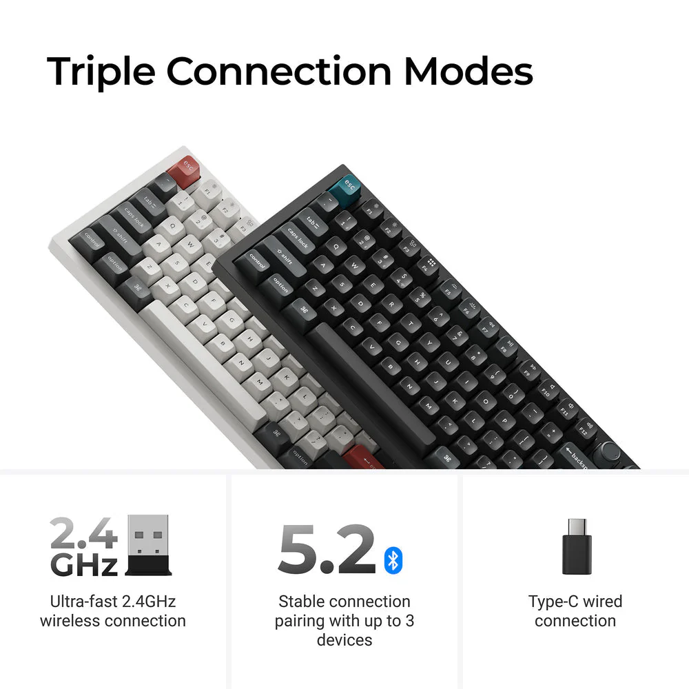 Keychron Q6 Ultra 8K Wireless Custom Mechanical Keyboard ISO Layout Collection - Image 6