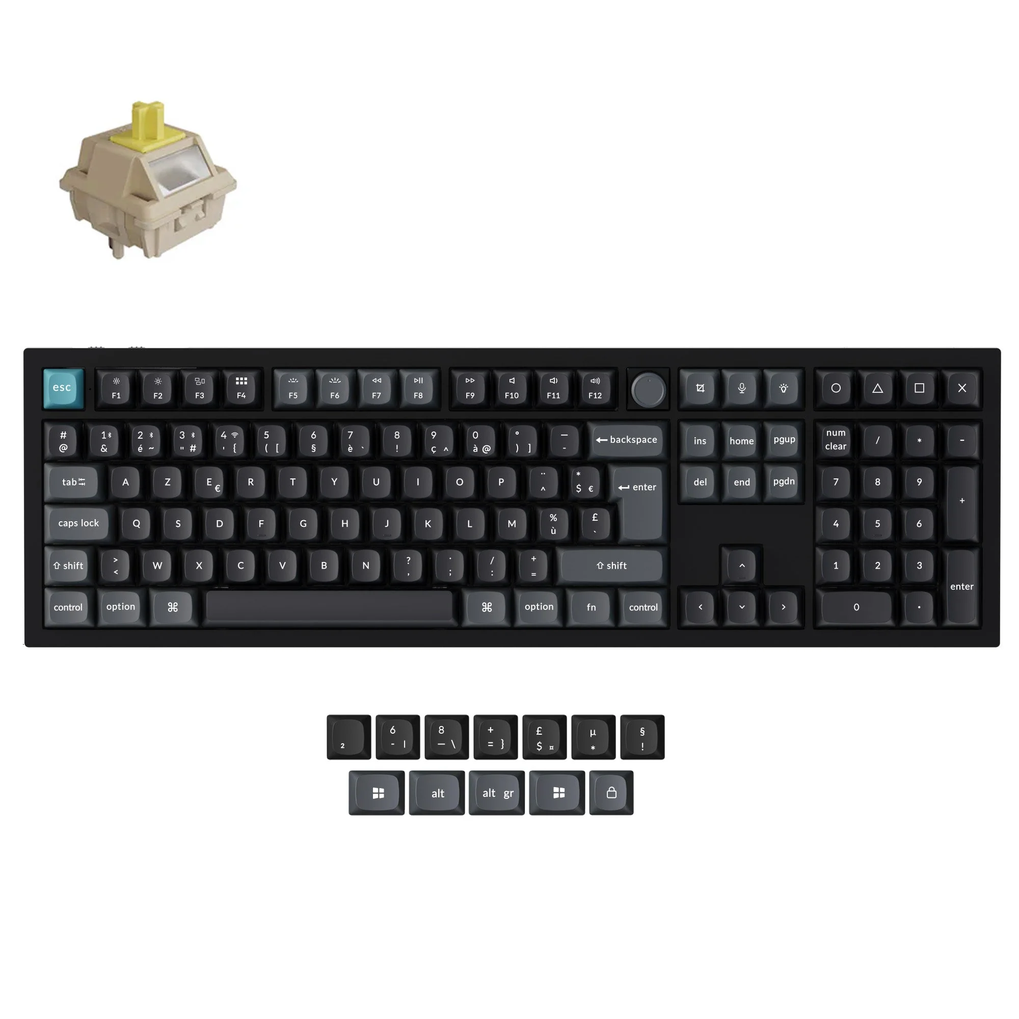 Keychron Q6 Ultra 8K Wireless Custom Mechanical Keyboard ISO Layout Collection - Image 8