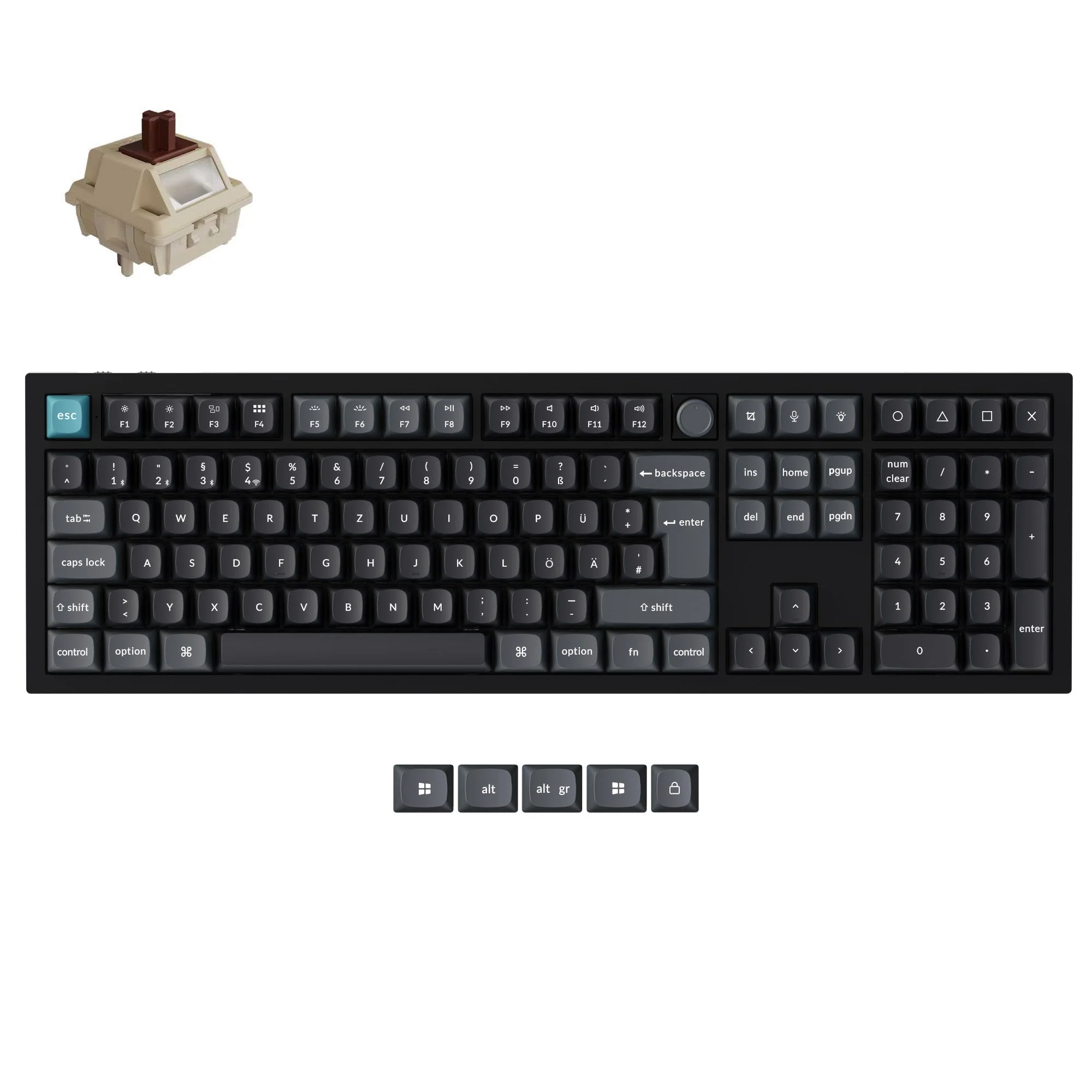 Keychron Q6 Ultra 8K Wireless Custom Mechanical Keyboard ISO Layout Collection - Image 9