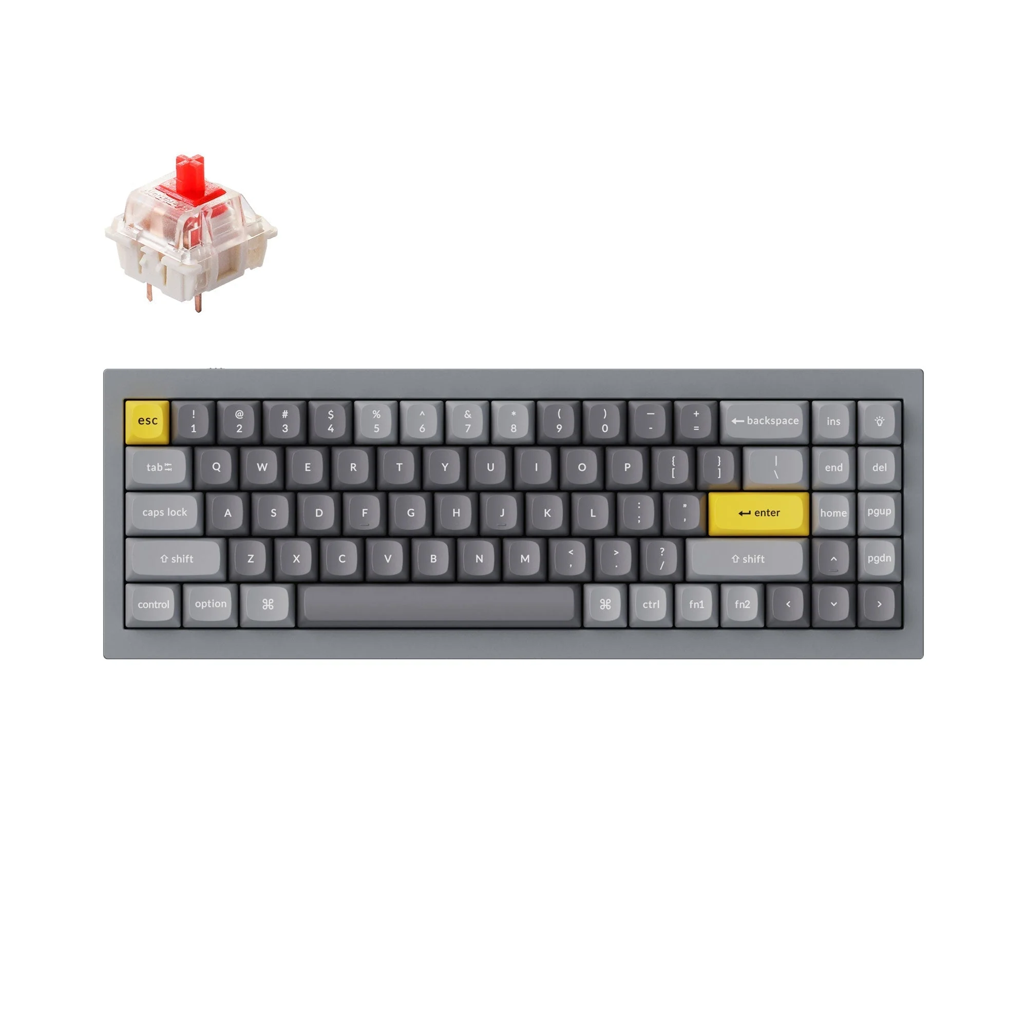 Keychron Q7 QMK Wired Custom Mechanical Keyboard(US ANSI Layout) - Image 4