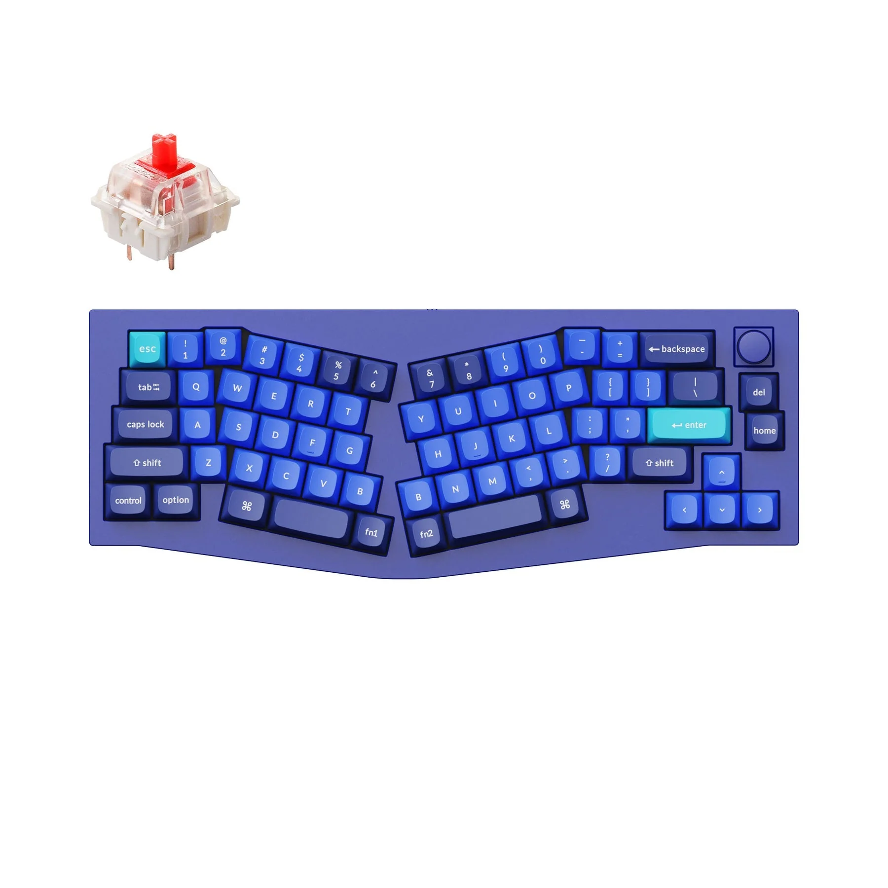 Keychron Q8 (Alice Layout) QMK Wired Custom Mechanical Keyboard(US ANSI Layout) - Image 16