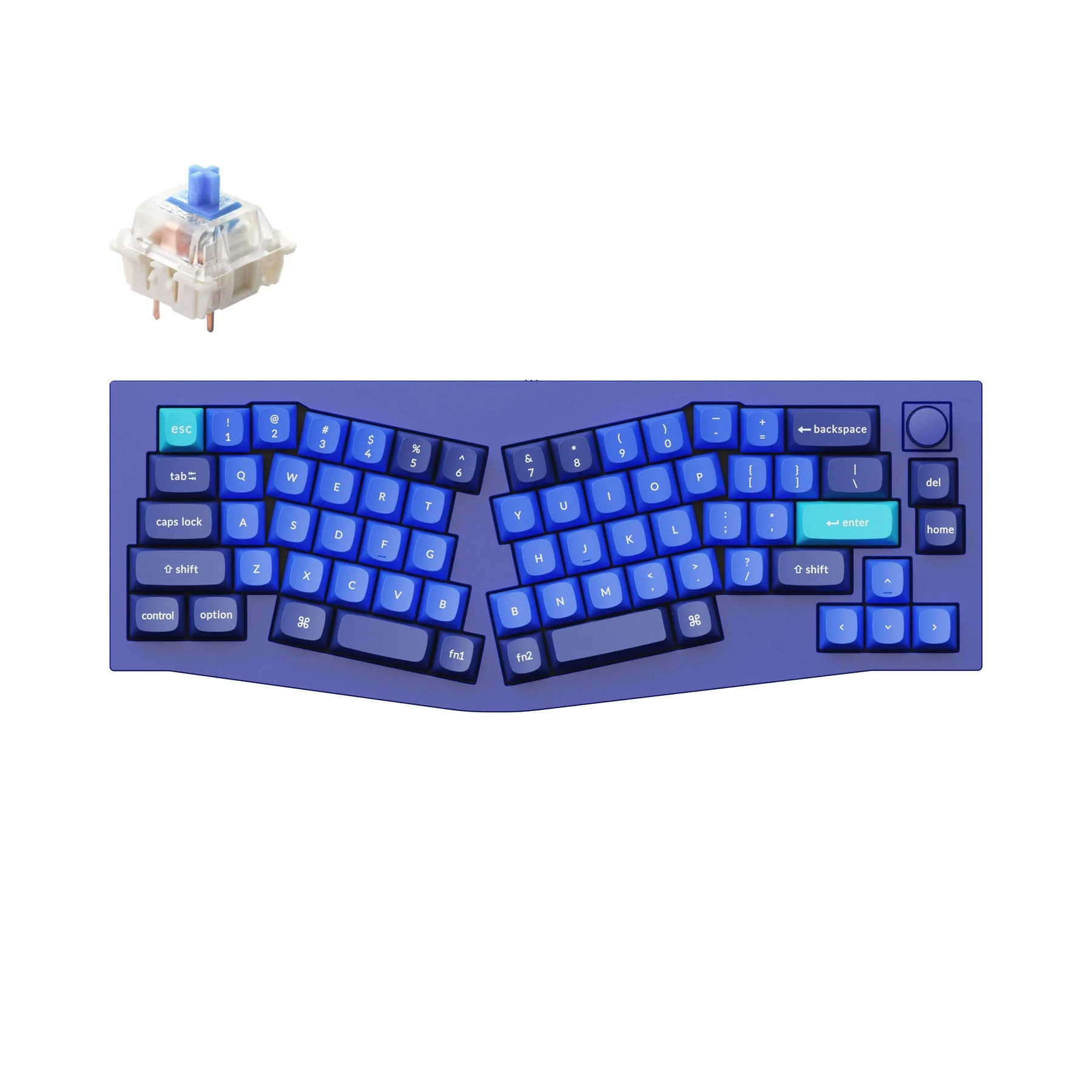 Keychron Q8 (Alice Layout) QMK Wired Custom Mechanical Keyboard(US ANSI Layout) - Image 17