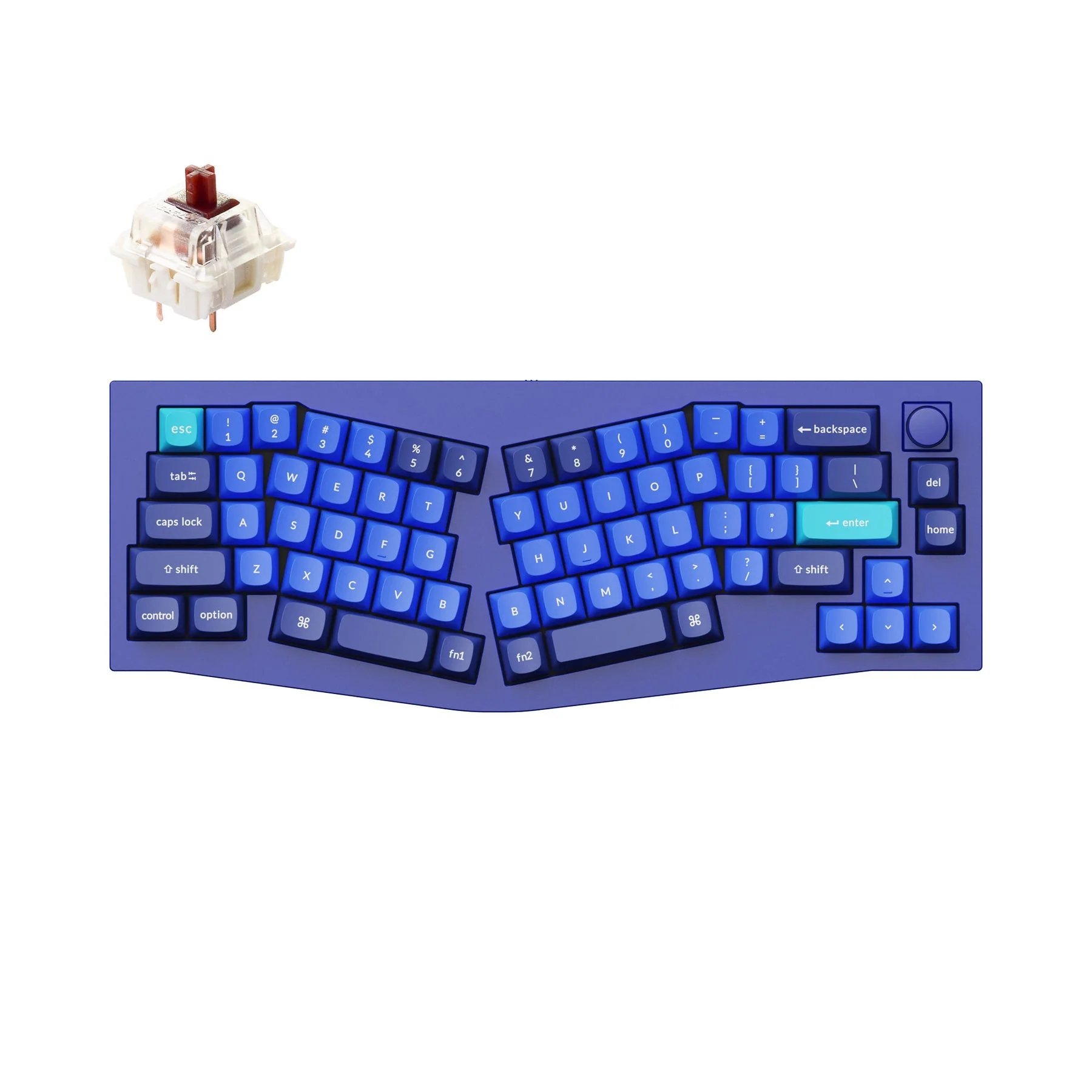 Keychron Q8 (Alice Layout) QMK Wired Custom Mechanical Keyboard(US ANSI Layout) - Image 18