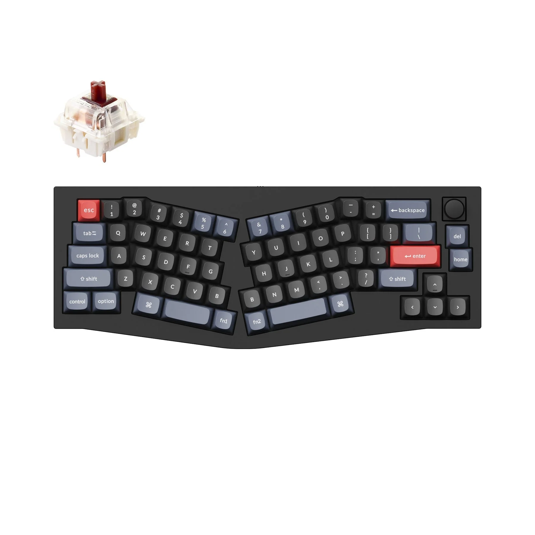 Keychron Q8 (Alice Layout) QMK Wired Custom Mechanical Keyboard(US ANSI Layout) - Image 21