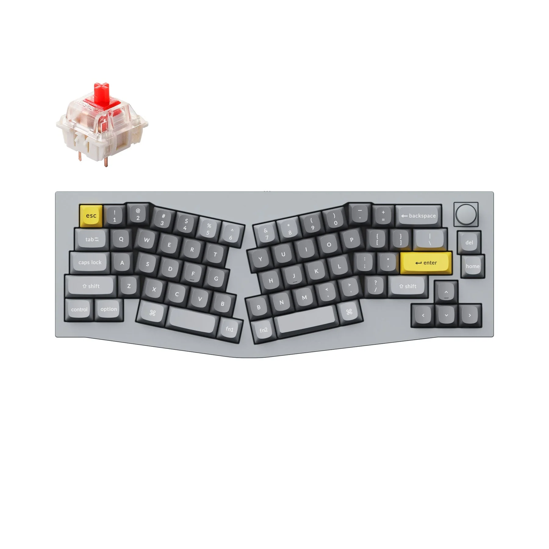 Keychron Q8 (Alice Layout) QMK Wired Custom Mechanical Keyboard(US ANSI Layout) - Image 22