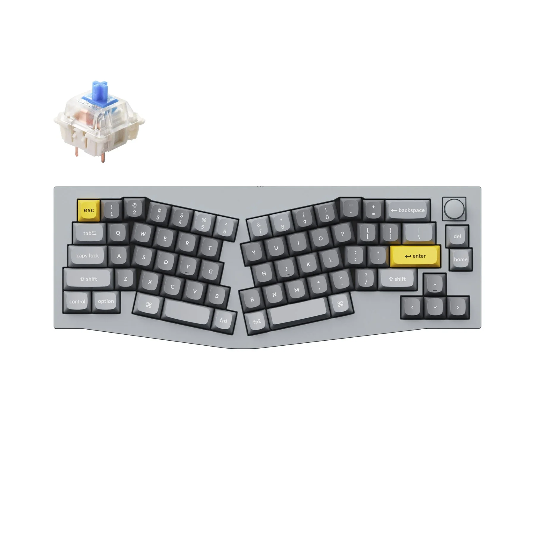 Keychron Q8 (Alice Layout) QMK Wired Custom Mechanical Keyboard(US ANSI Layout) - Image 23