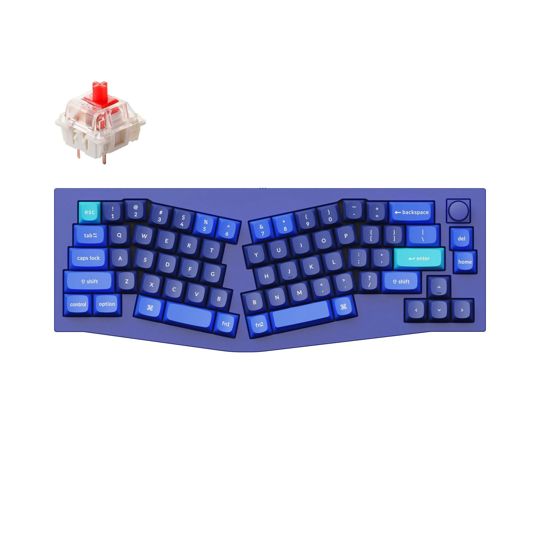 Keychron Q8 (Alice Layout) QMK Wired Custom Mechanical Keyboard(US ANSI Layout) - Image 25