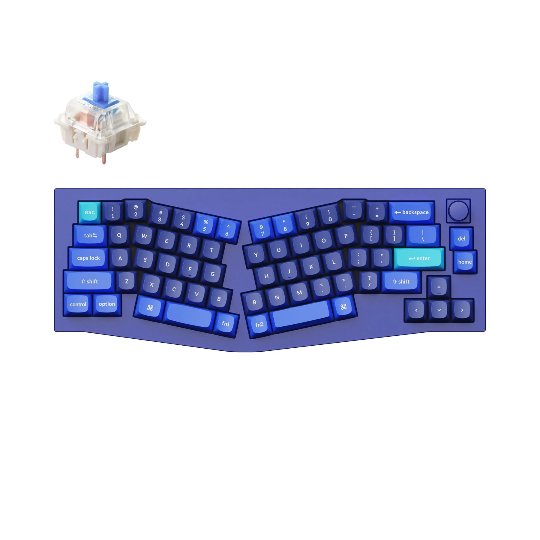 Keychron Q8 (Alice Layout) QMK Wired Custom Mechanical Keyboard(US ANSI Layout) - Image 26