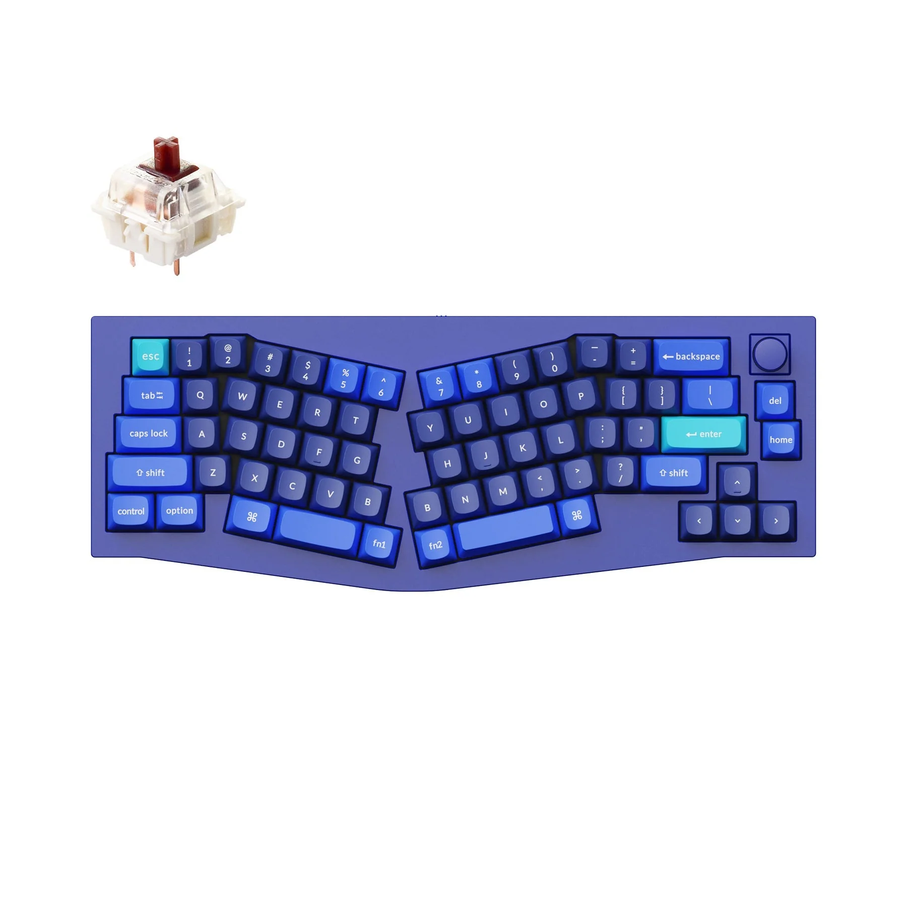 Keychron Q8 (Alice Layout) QMK Wired Custom Mechanical Keyboard(US ANSI Layout) - Image 27