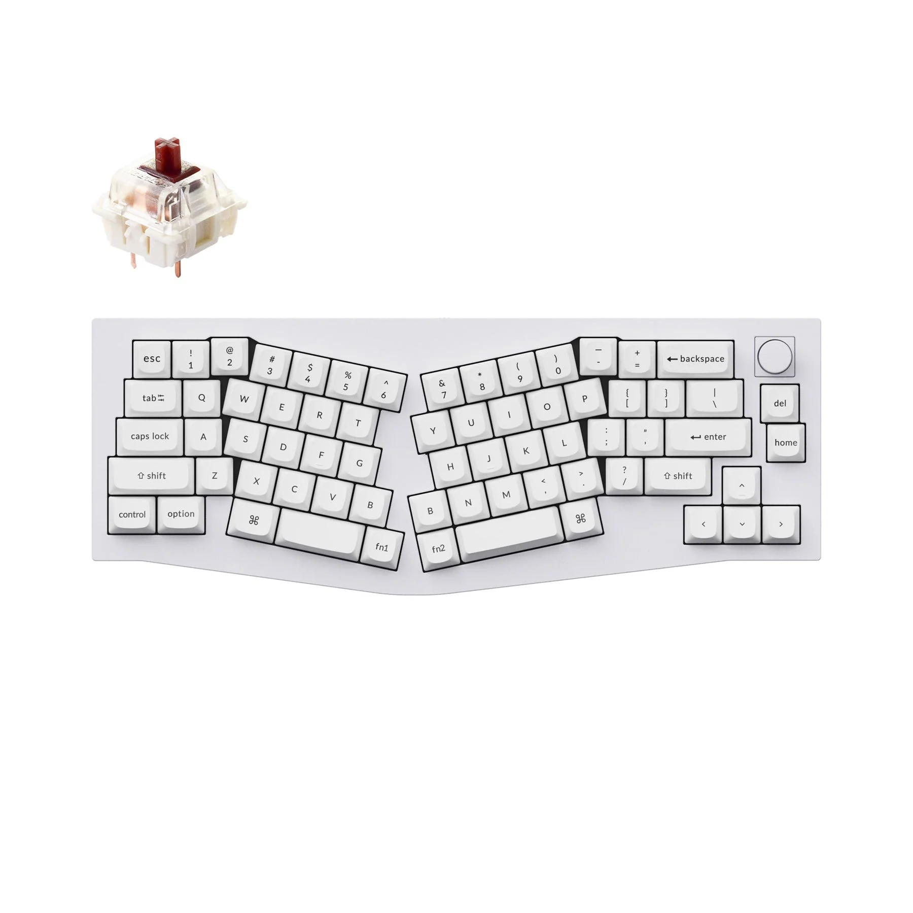 Keychron Q8 (Alice Layout) QMK Wired Custom Mechanical Keyboard(US ANSI Layout) - Image 42