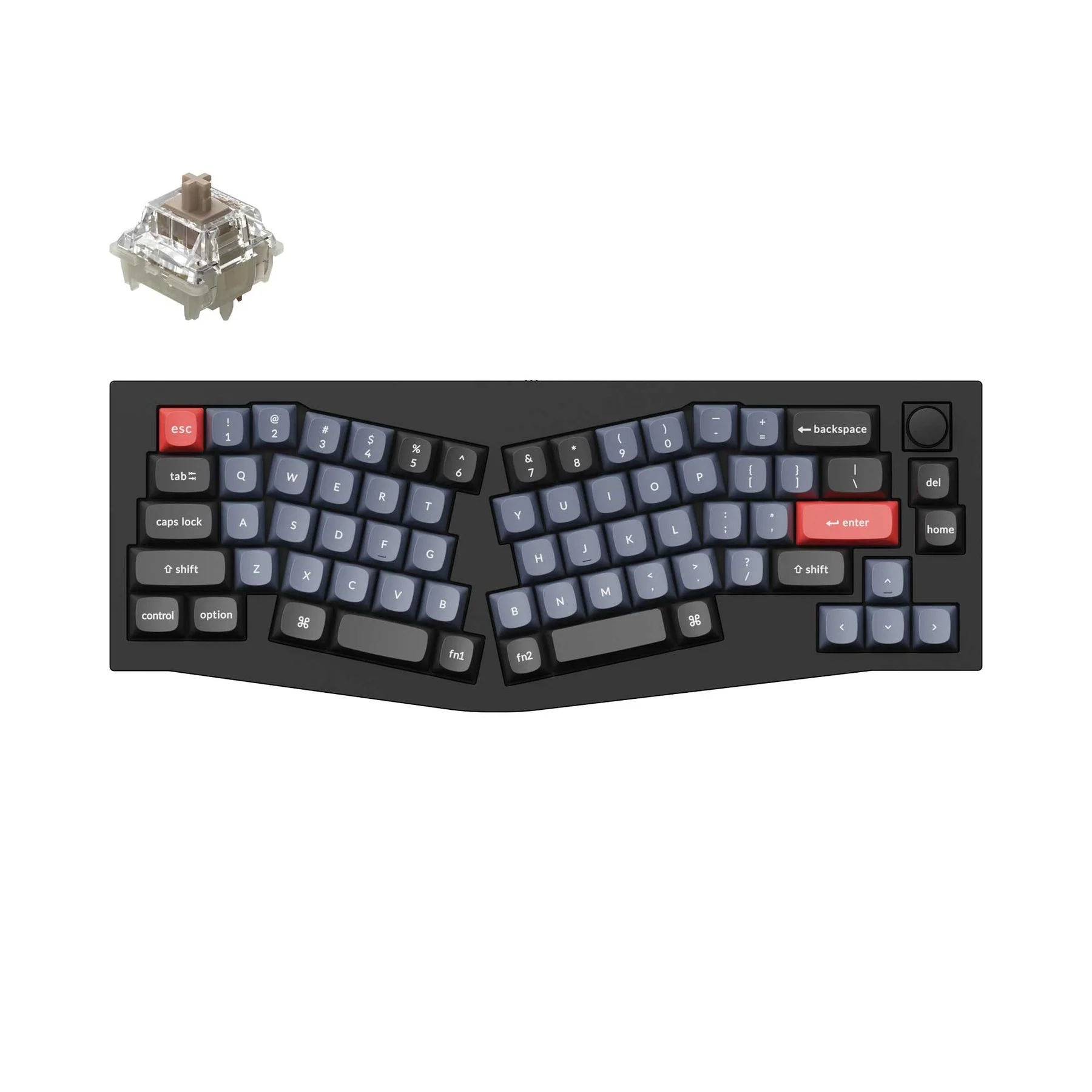 Keychron Q8 (Alice Layout) QMK Wired Custom Mechanical Keyboard(US ANSI Layout) - Image 43