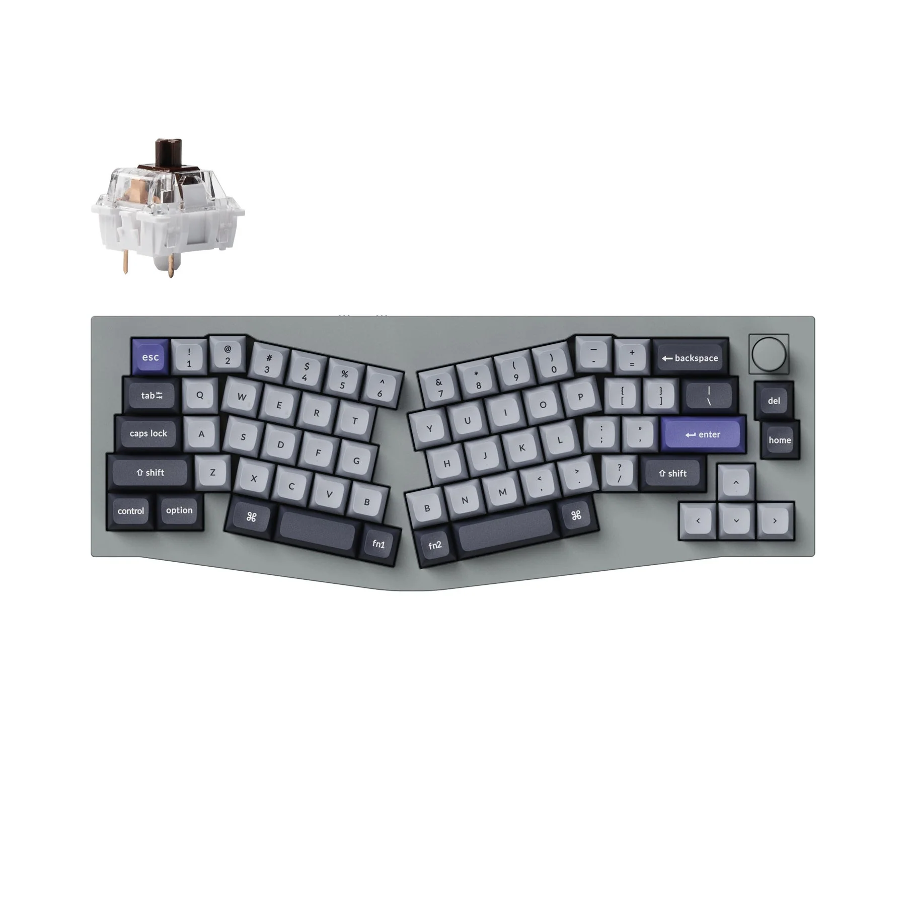 Keychron Q8 Pro (Alice Layout) QMK/VIA Wireless Custom Mechanical Keyboard (US ANSI Layout) - Image 5