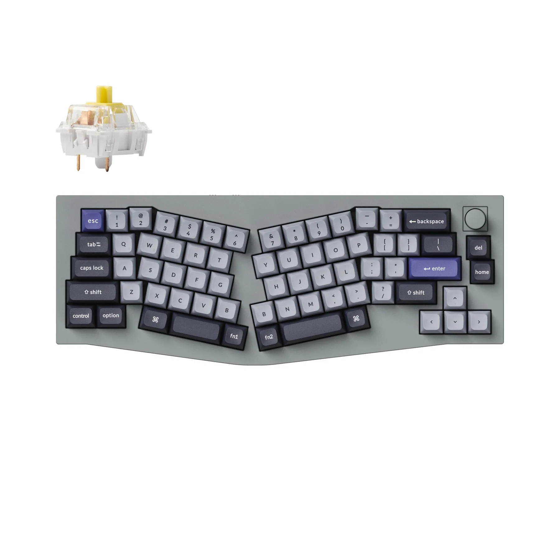 Keychron Q8 Pro (Alice Layout) QMK/VIA Wireless Custom Mechanical Keyboard (US ANSI Layout) - Image 6