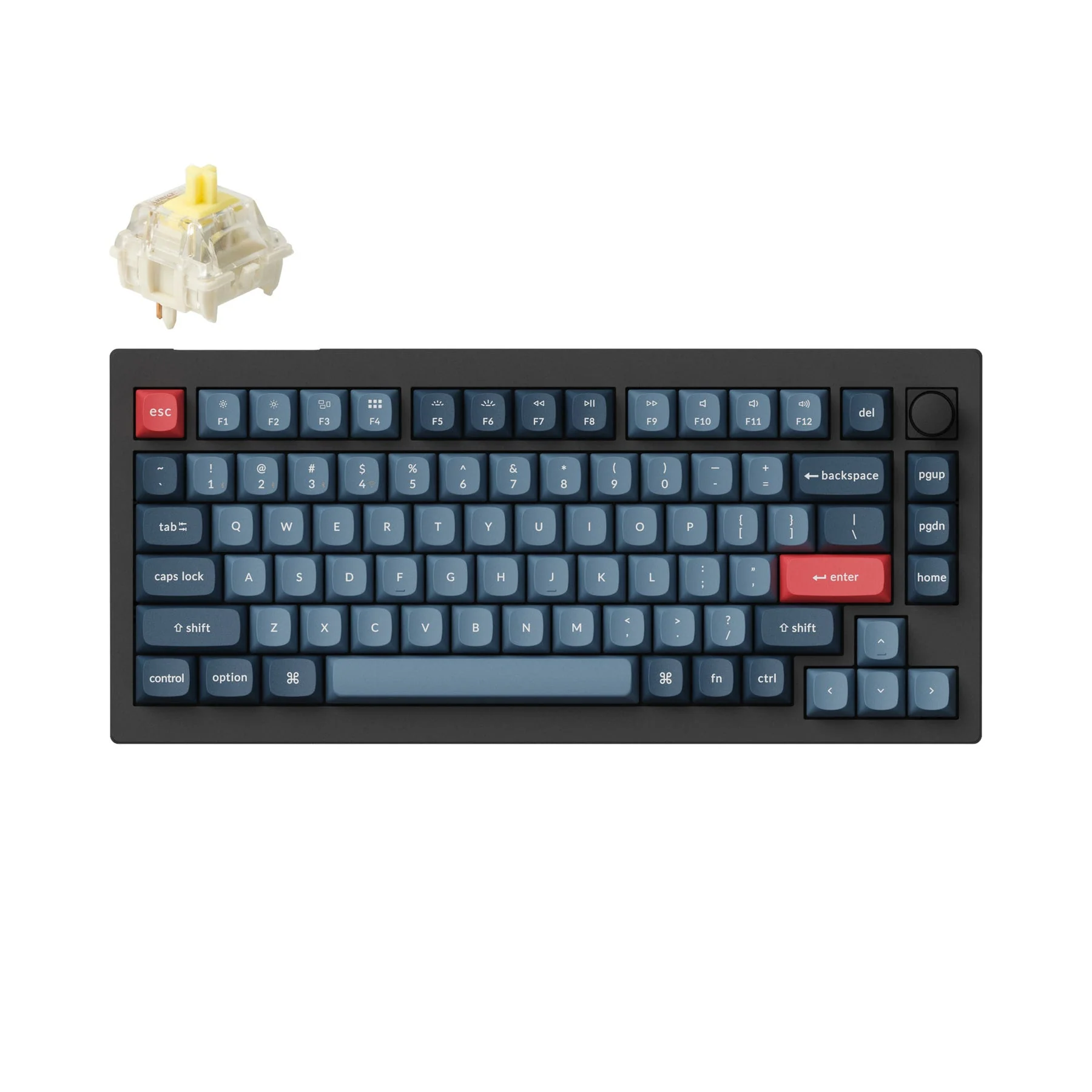 Keychron V1 Max QMK/VIA Wireless Custom Mechanical Keyboard(US ANSI Layout) - Image 3