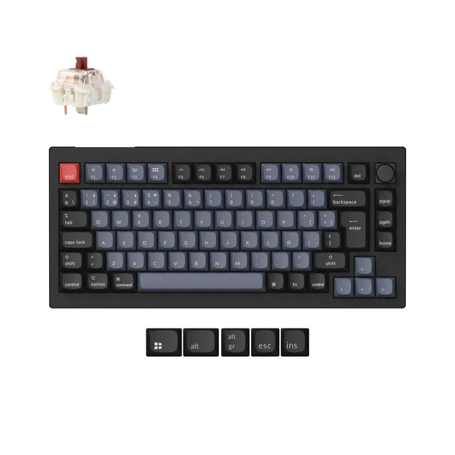 Keychron V1 Max QMK Wireless Custom Mechanical Keyboard ISO Layout Collection - Image 15
