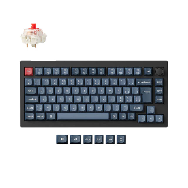 Keychron V1 Max QMK Wireless Custom Mechanical Keyboard ISO Layout Collection - Image 3