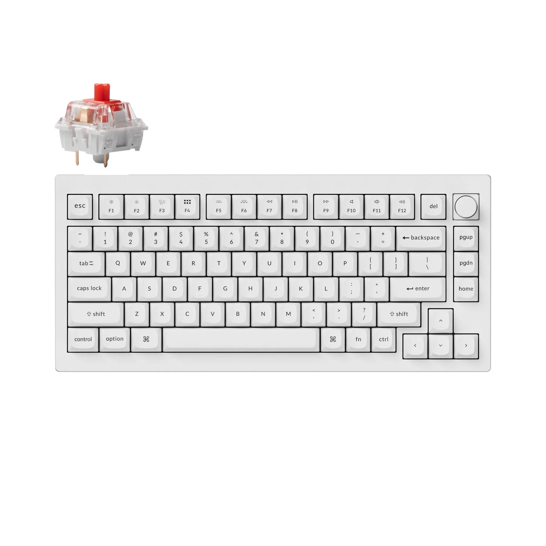 Keychron V1 QMK Wired Custom Mechanical Keyboard(US ANSI Layout) - Image 20