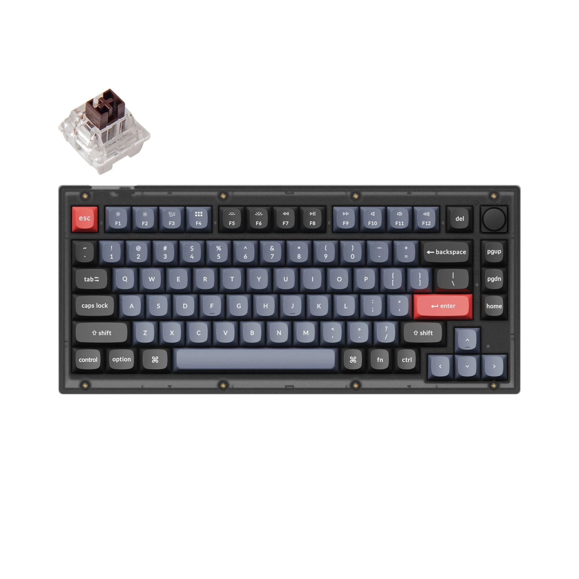 Keychron V1 QMK Wired Custom Mechanical Keyboard(US ANSI Layout) - Image 6