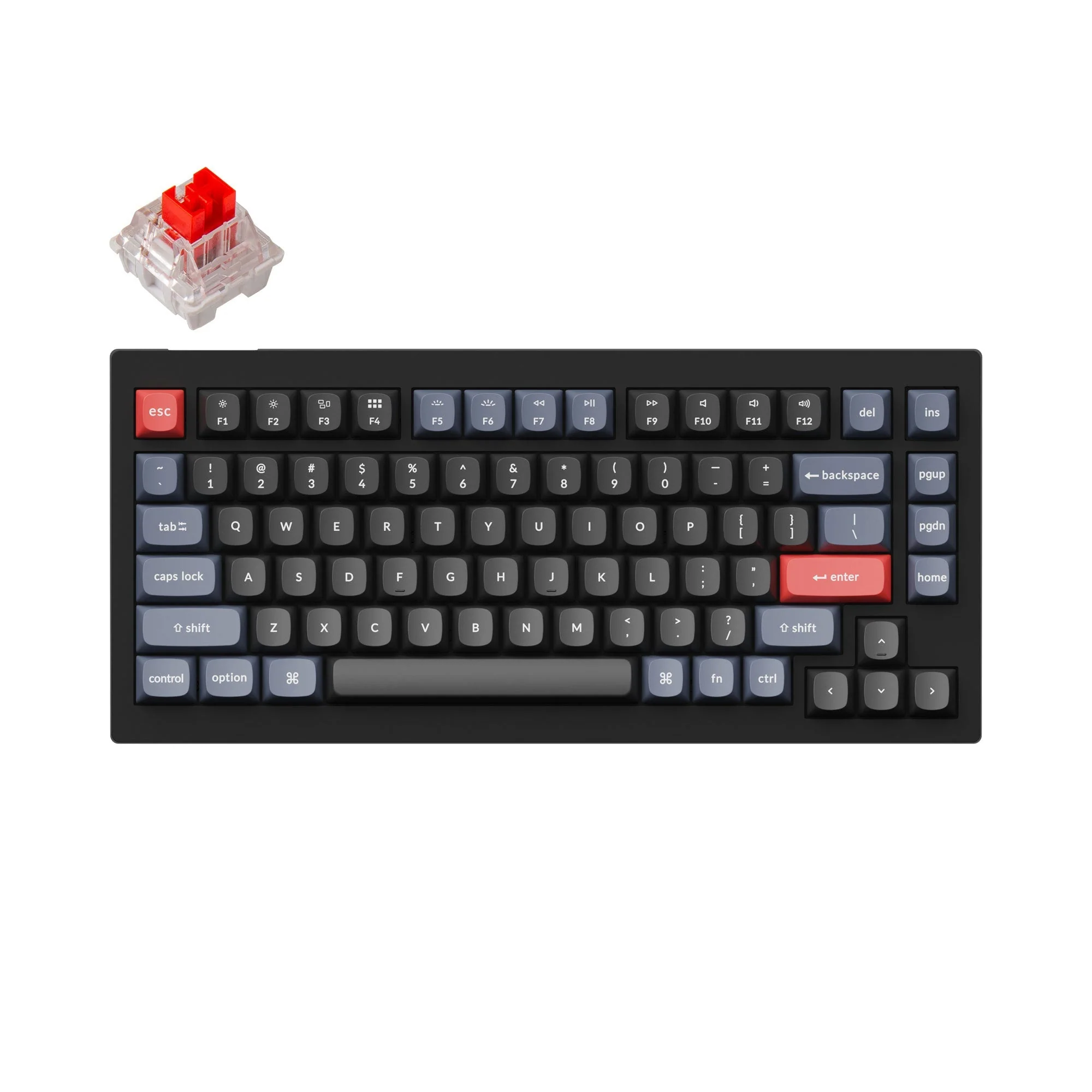 Keychron V1 QMK Wired Custom Mechanical Keyboard(US ANSI Layout) - Image 7