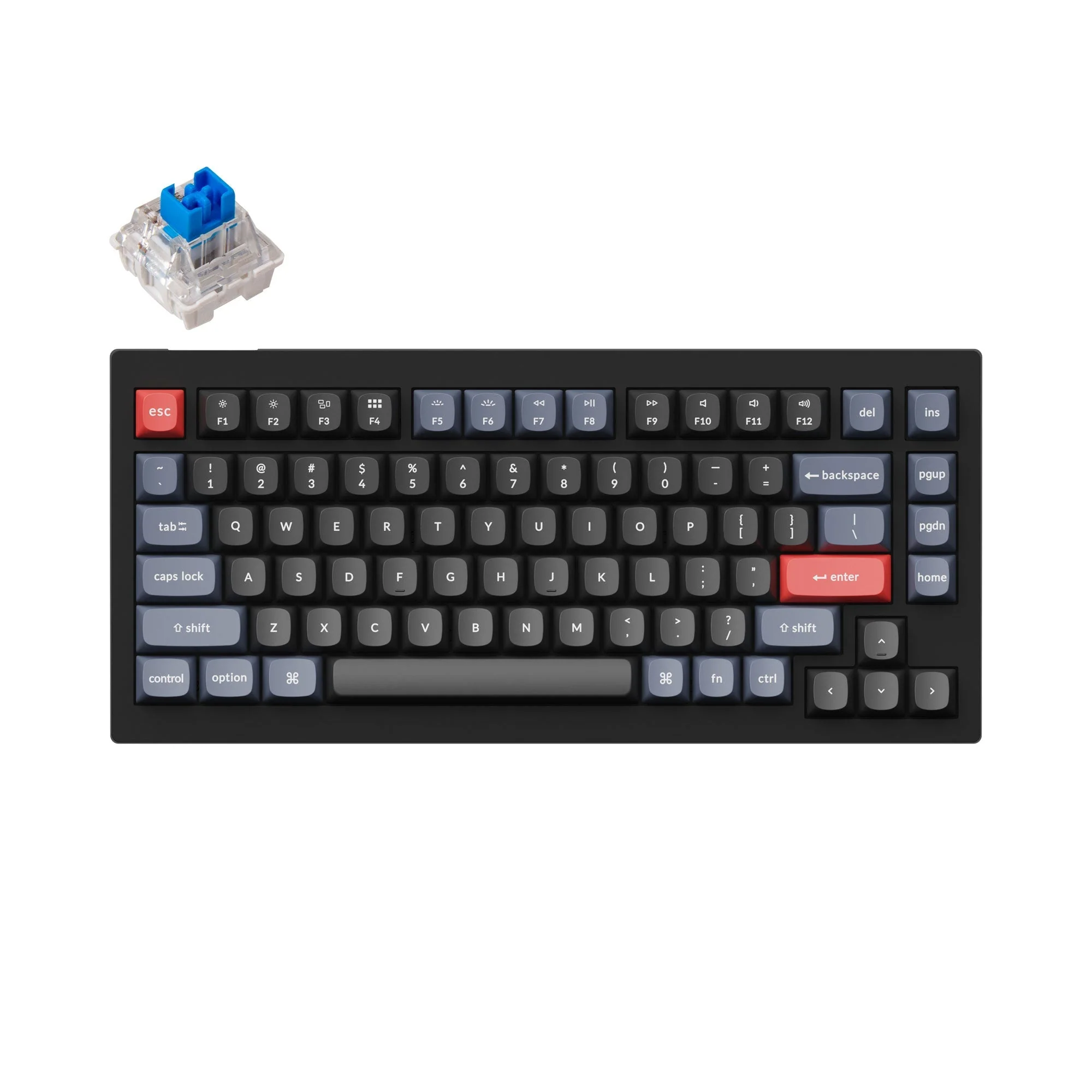Keychron V1 QMK Wired Custom Mechanical Keyboard(US ANSI Layout) - Image 8