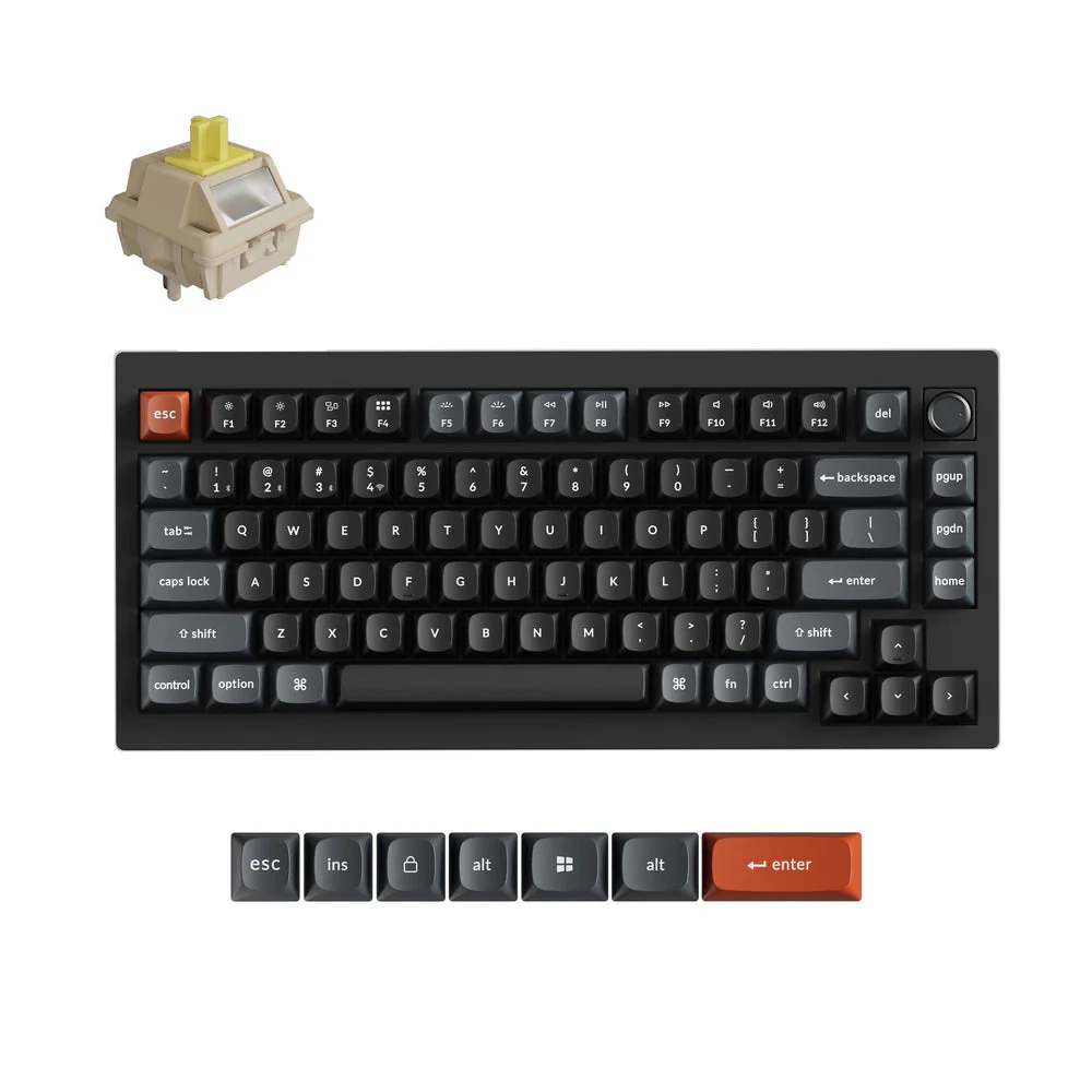 Keychron V1 Ultra 8K Wireless Custom Mechanical Keyboard (US ANSI Layout) - Image 2