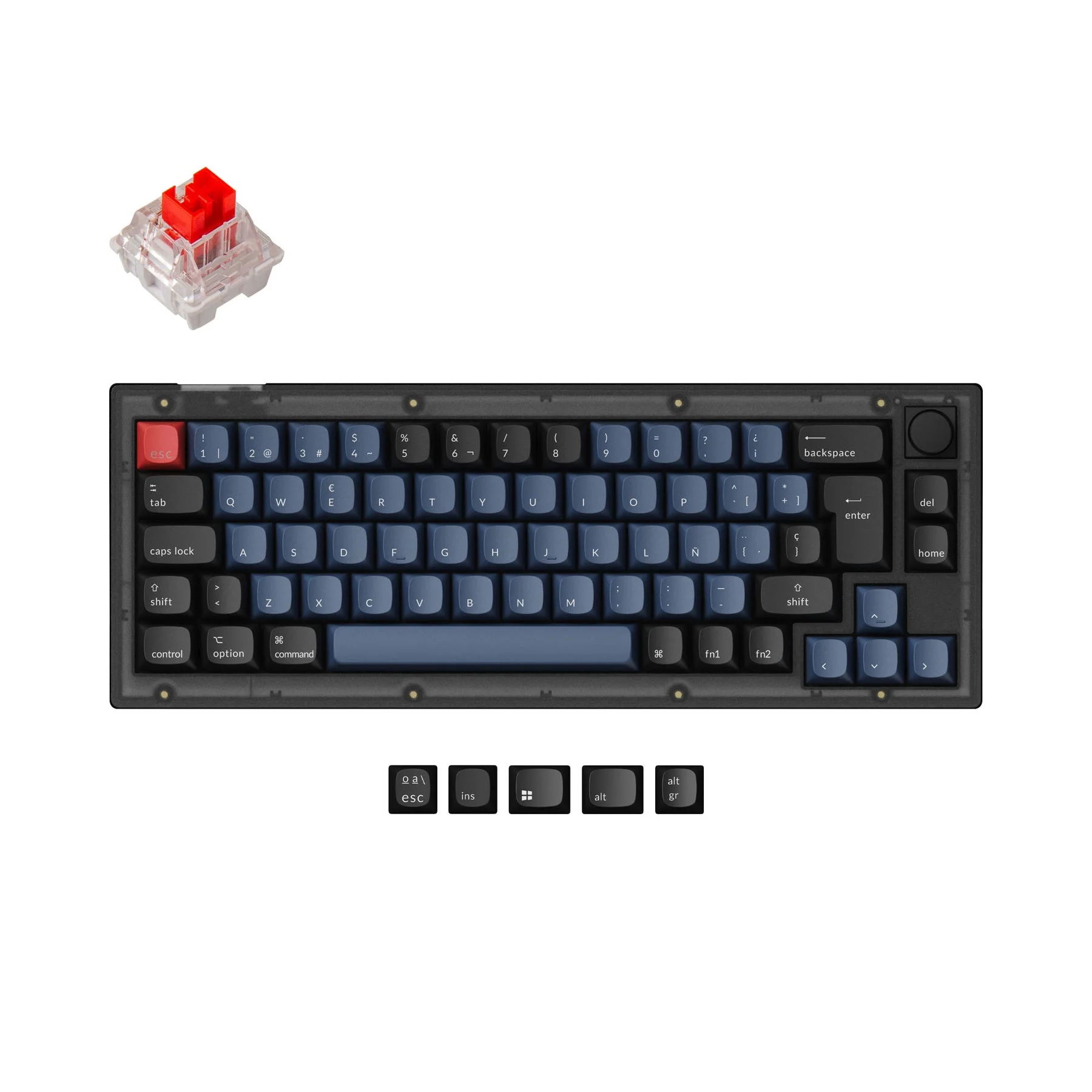 Keychron V2 QMK Custom Mechanical Keyboard ISO Layout Collection - Image 11