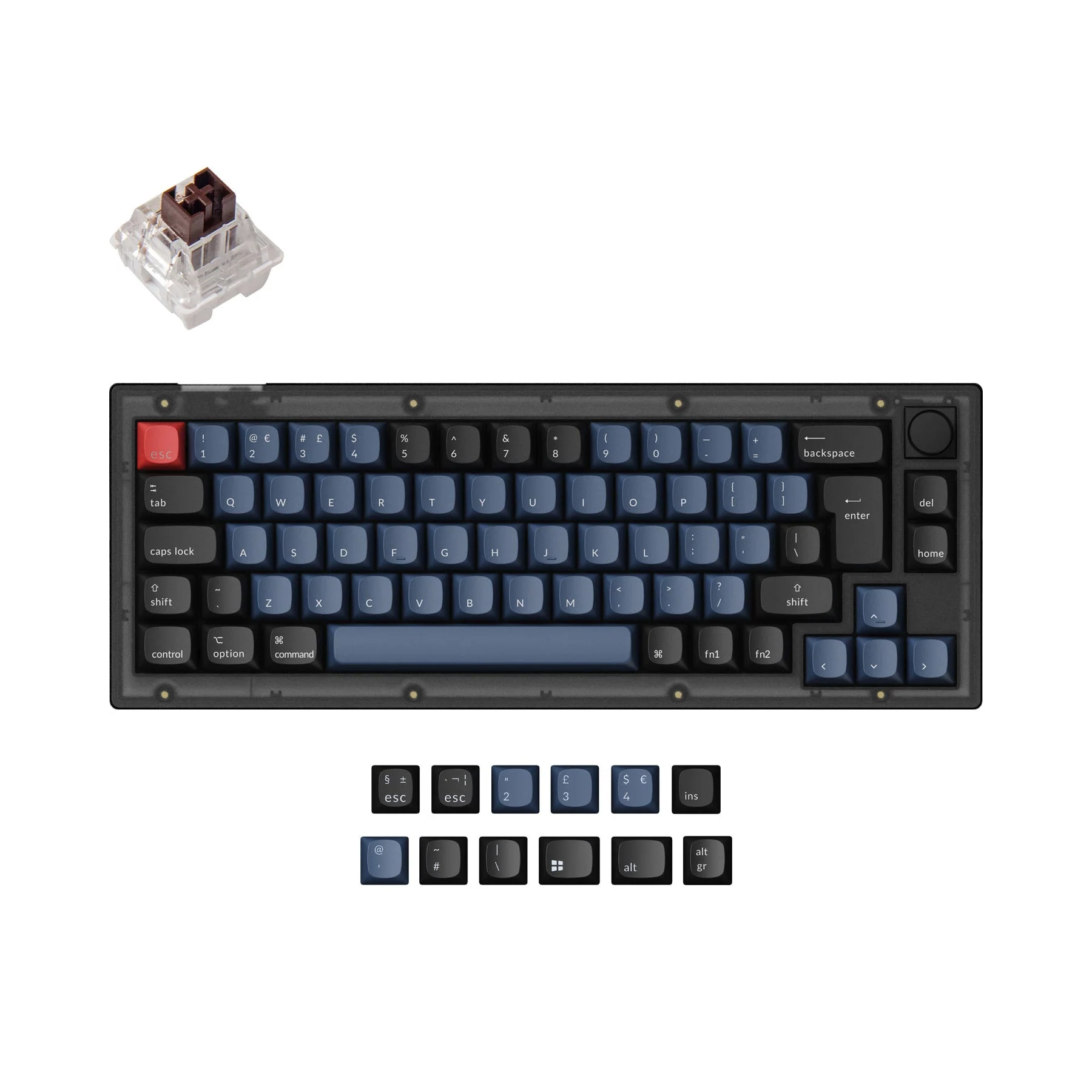 Keychron V2 QMK Custom Mechanical Keyboard ISO Layout Collection - Image 2