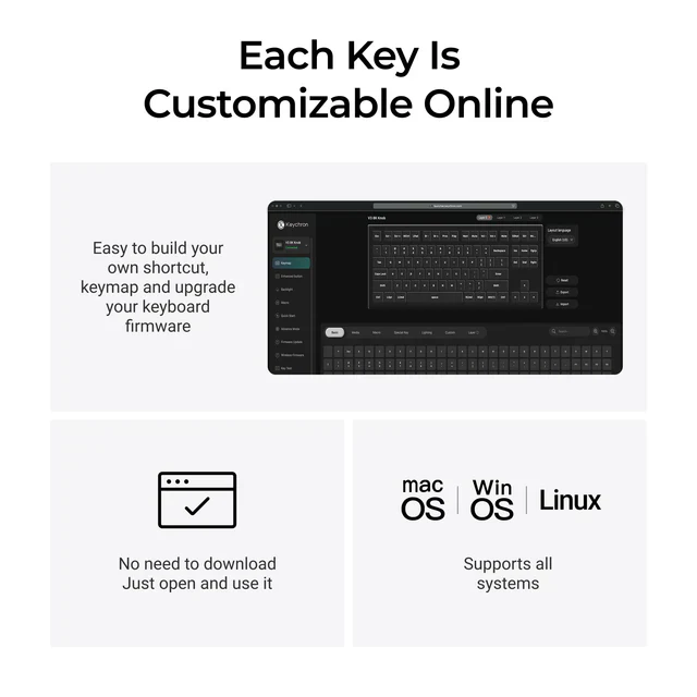 Keychron V3 8K QMK Wired Custom Mechanical Keyboard - Image 5