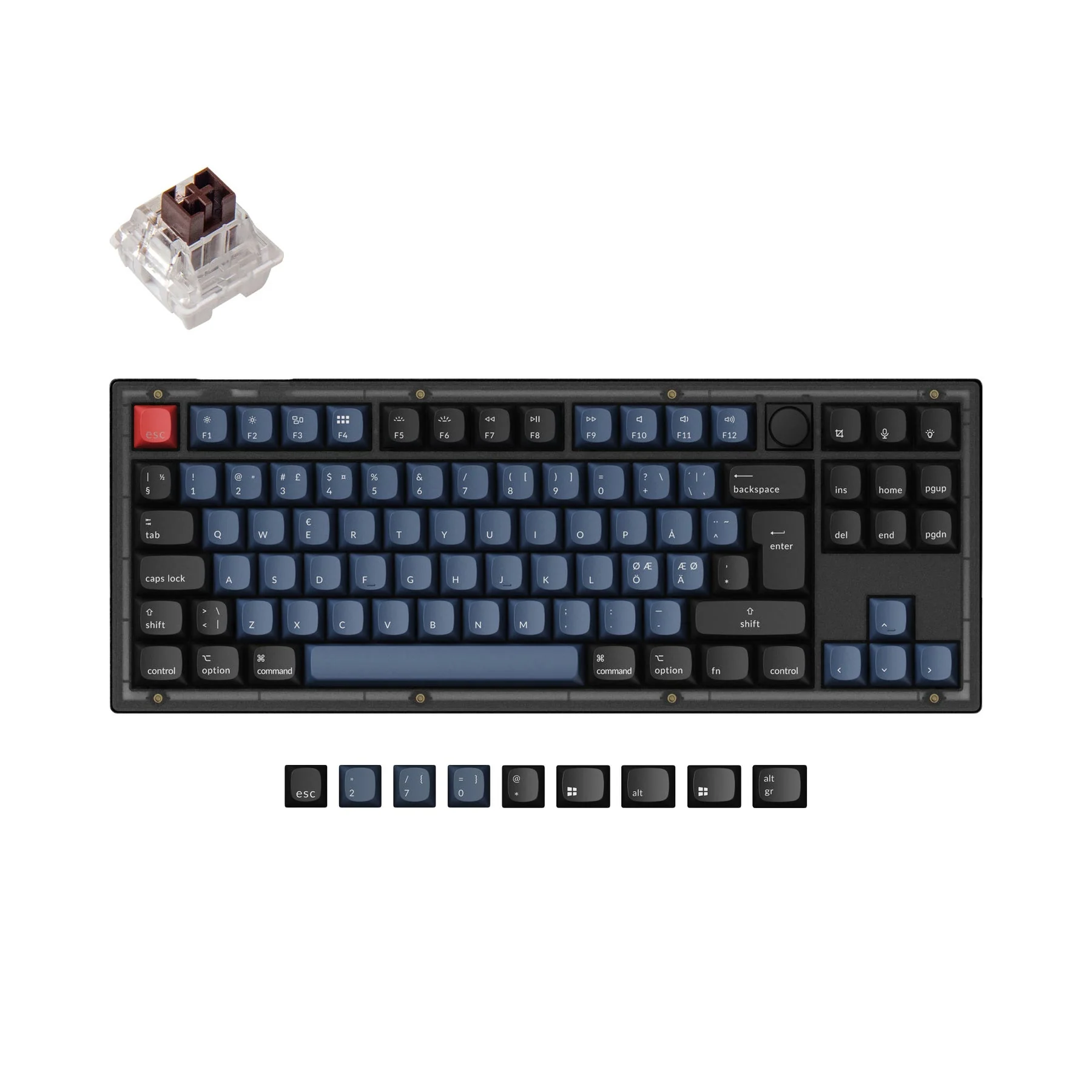 Keychron V3 QMK Custom Mechanical Keyboard ISO Layout Collection - Image 4